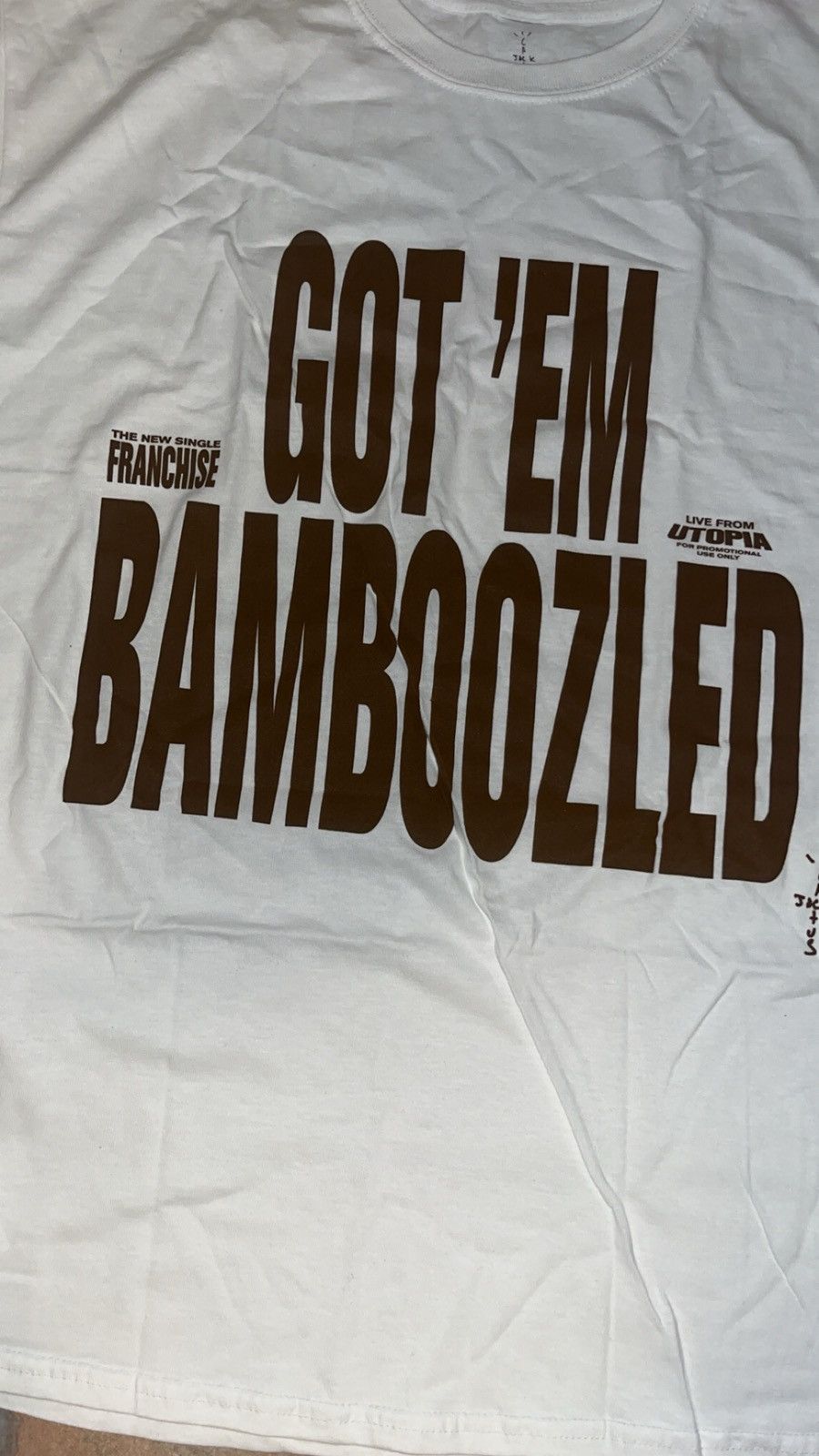 Travis Scott Travis Scott Got em Bamboozled T-shirt NWOT Size US L / EU 52-54 / 3 - 2 Thumbnail