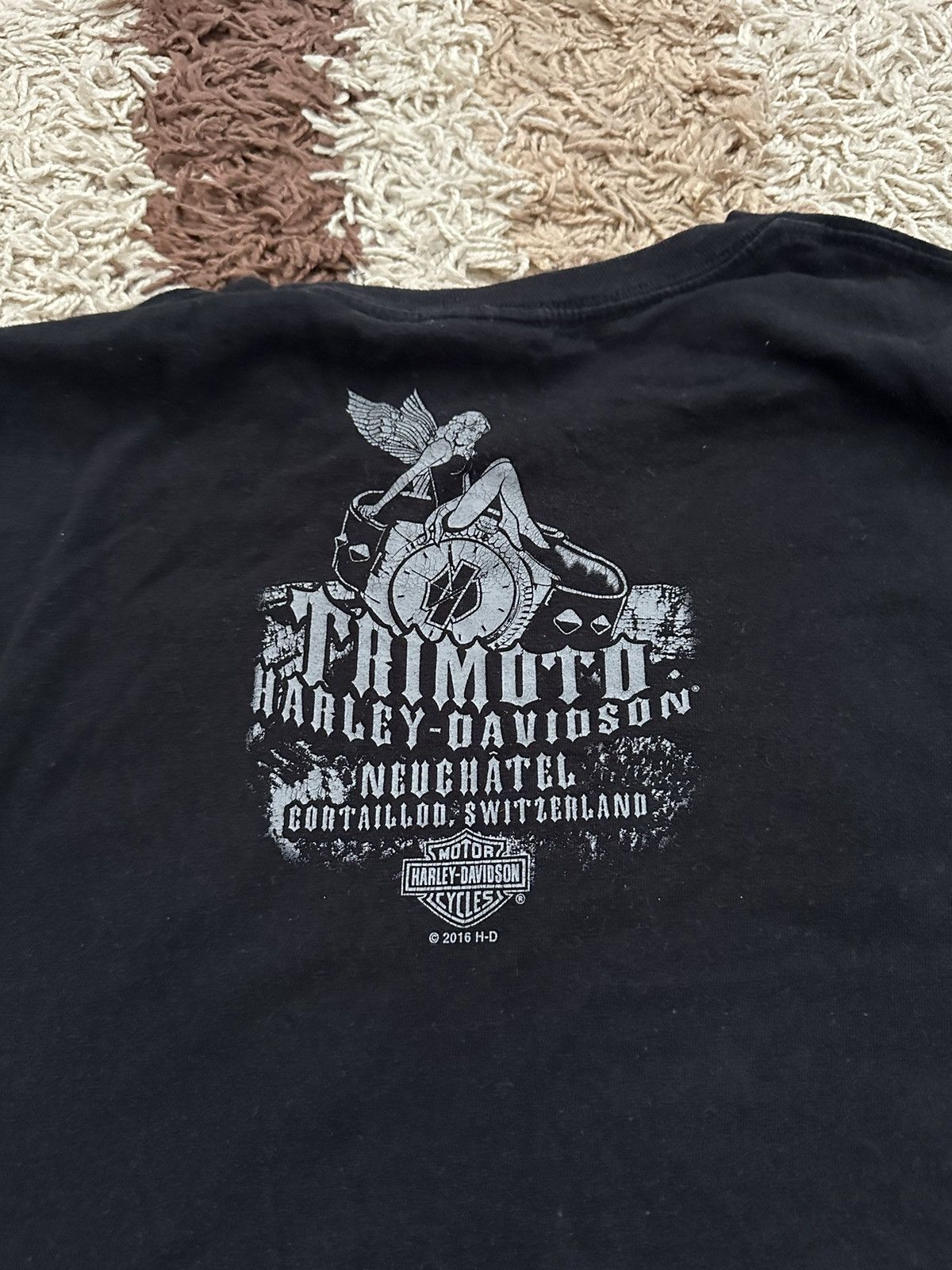 Harley Davidson × Vintage 🔥VINTAGE Y2K DISTRESSED HARLEY DAVIDSON T-SHIRT🔥 Size US XL / EU 56 / 4 - 5 Thumbnail