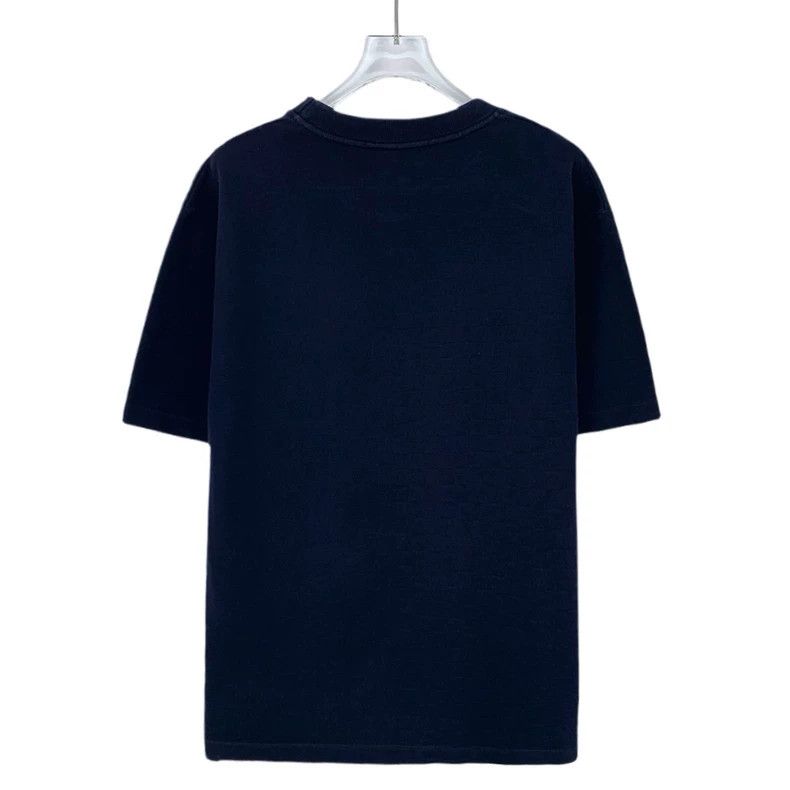 Louis Vuitton Louis Vuitton Navy checkerboard cotton crewneck short-slee Size US L / EU 52-54 / 3 - 2 Thumbnail
