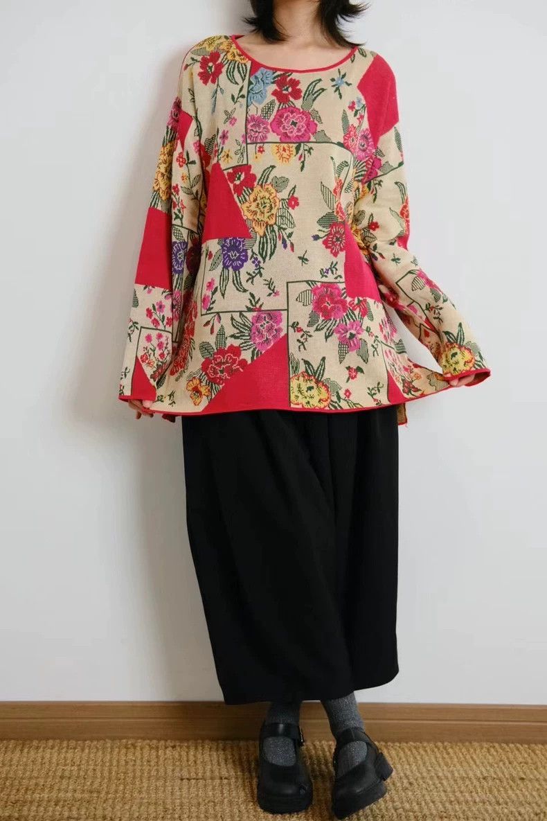 Kenzo KENZO Floral sweater Size S / US 4 / IT 40 - 5 Thumbnail