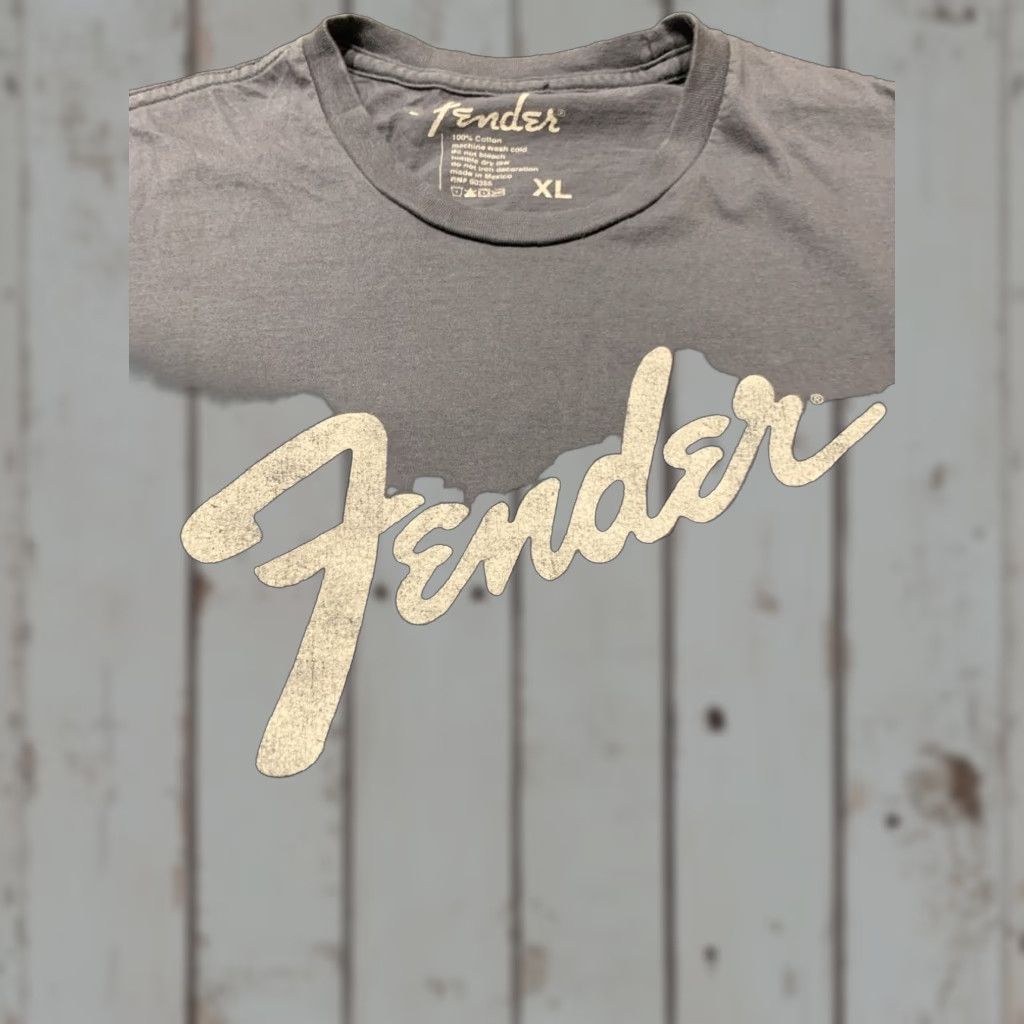 Fender Fender T-Shirt Mens XL Grey Music Cotton Short Sleeve Size US XL / EU 56 / 4 - 1 Thumbnail