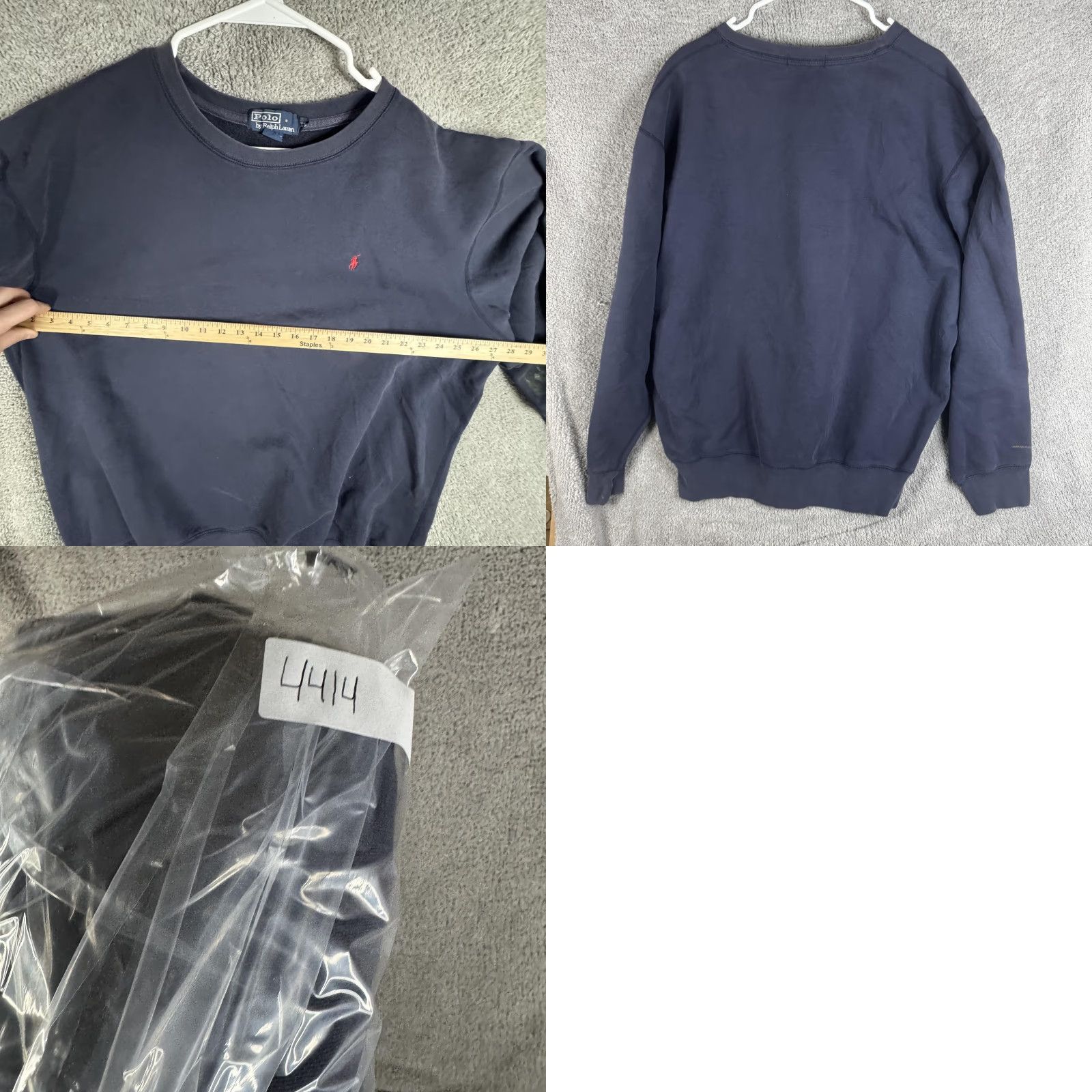 Polo Ralph Lauren Polo Ralph Lauren Sweatshirt Mens XL Blue Crewneck Fleece Pullover Pony Logo Hoodie Size US XL / EU 56 / 4 - 9 Thumbnail