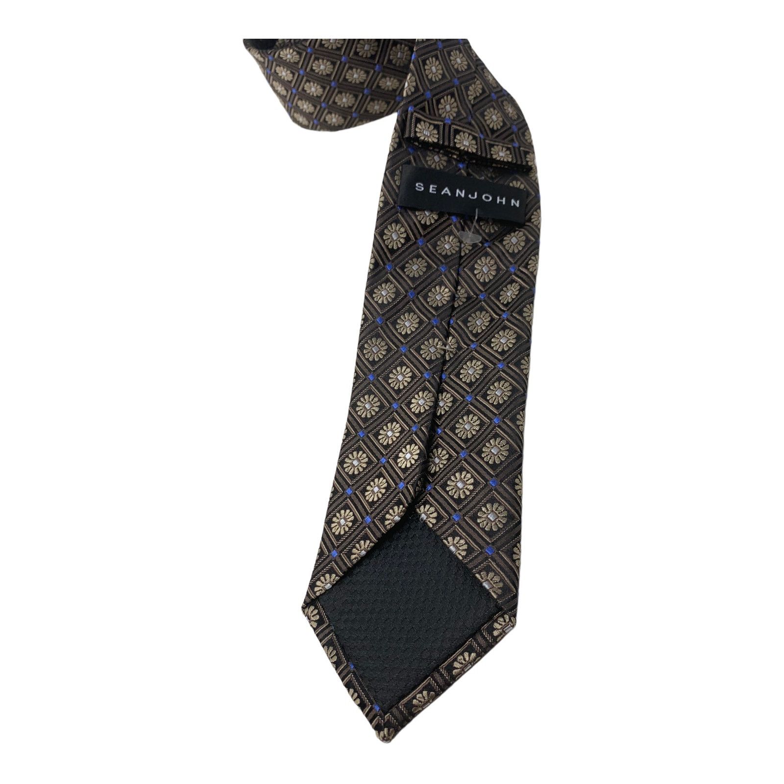 Sean John Sean John black gold floral tie Size ONE SIZE - 5 Thumbnail
