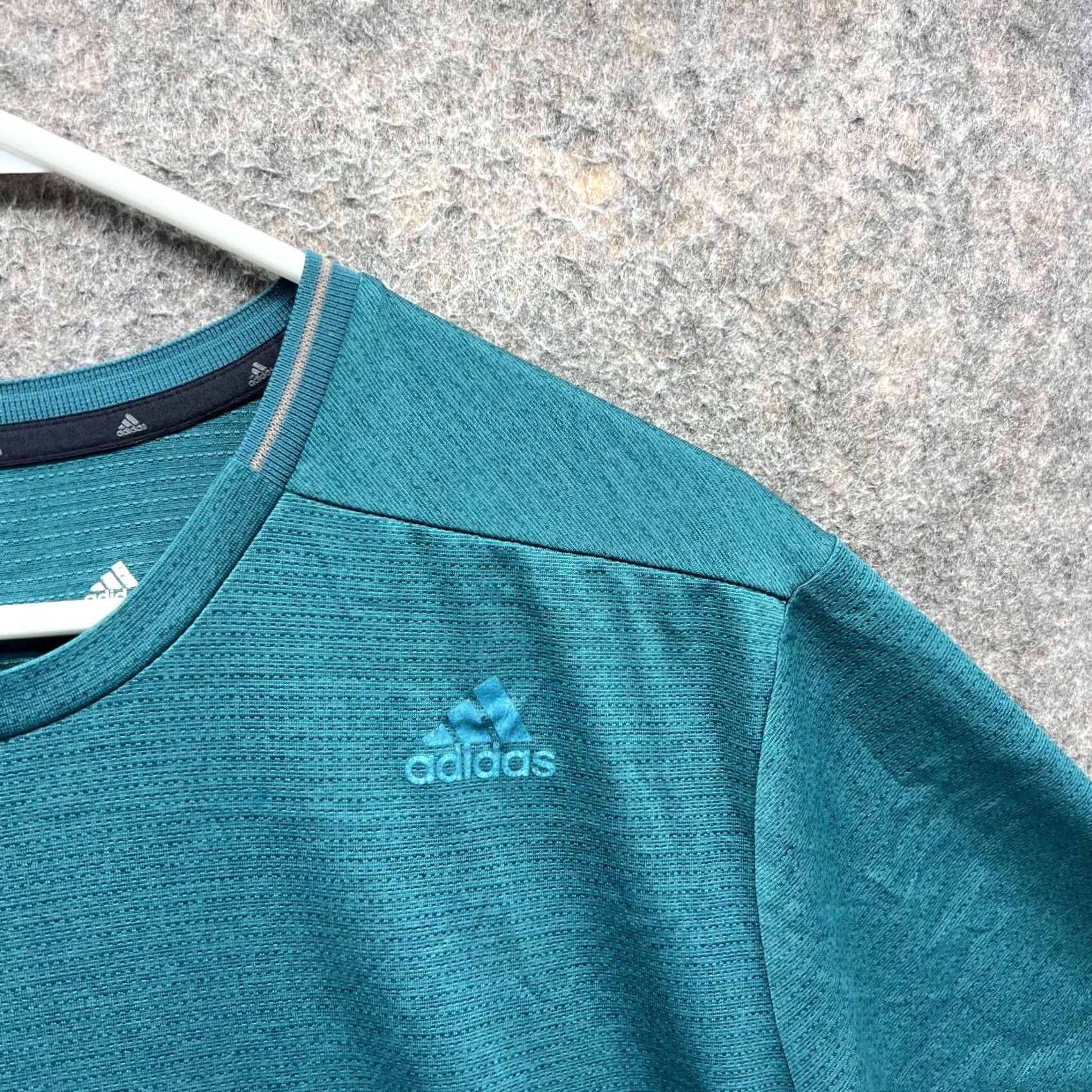 Adidas Adidas Shirt Men XL Teal Blue Athletic Climalite Crewneck Training Jersey Soccer Size US XL / EU 56 / 4 - 6 Thumbnail
