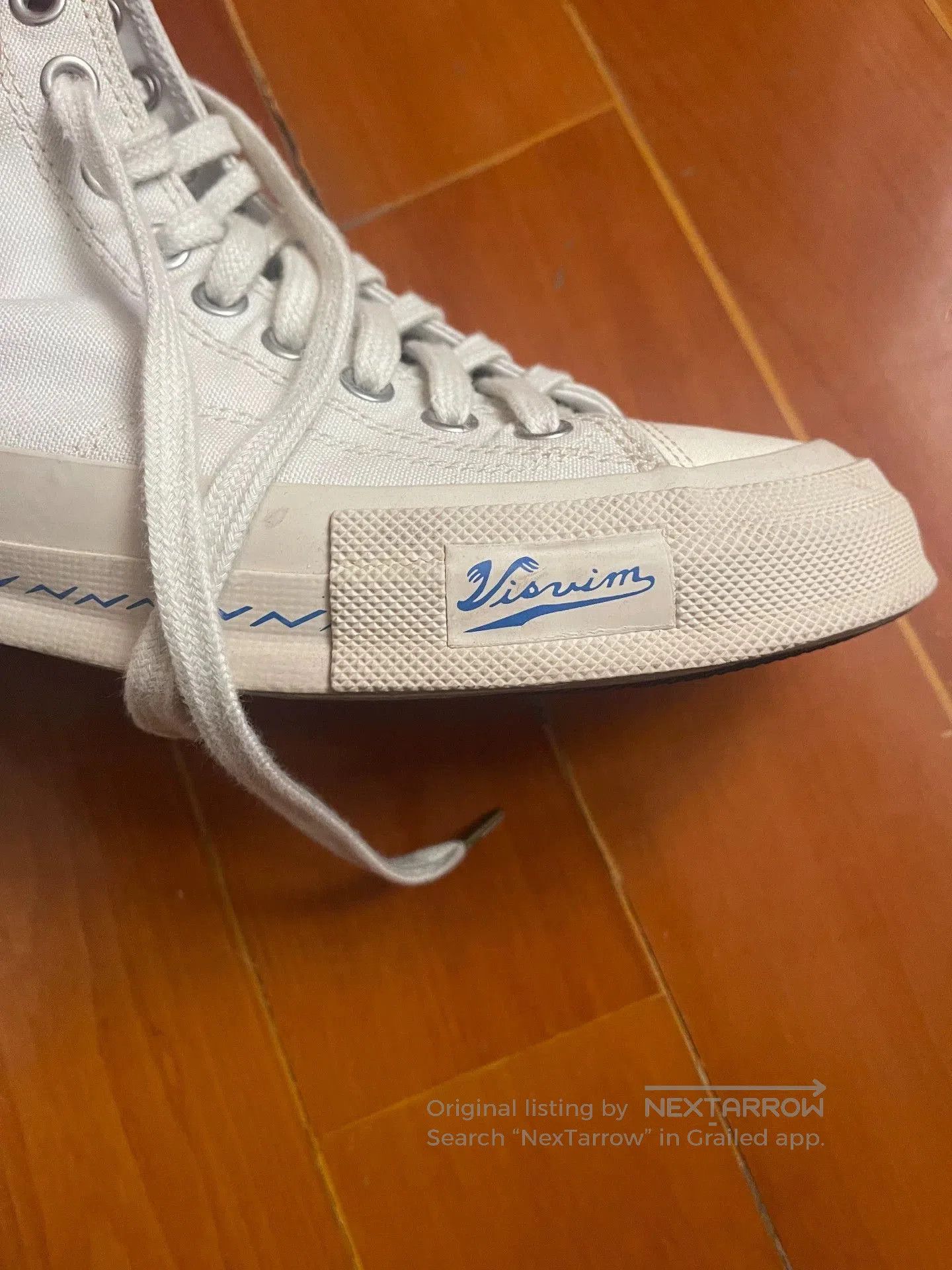 Visvim Beige High-Top Sneakers Size 8. Size US 8 / EU 41 - 5 Thumbnail
