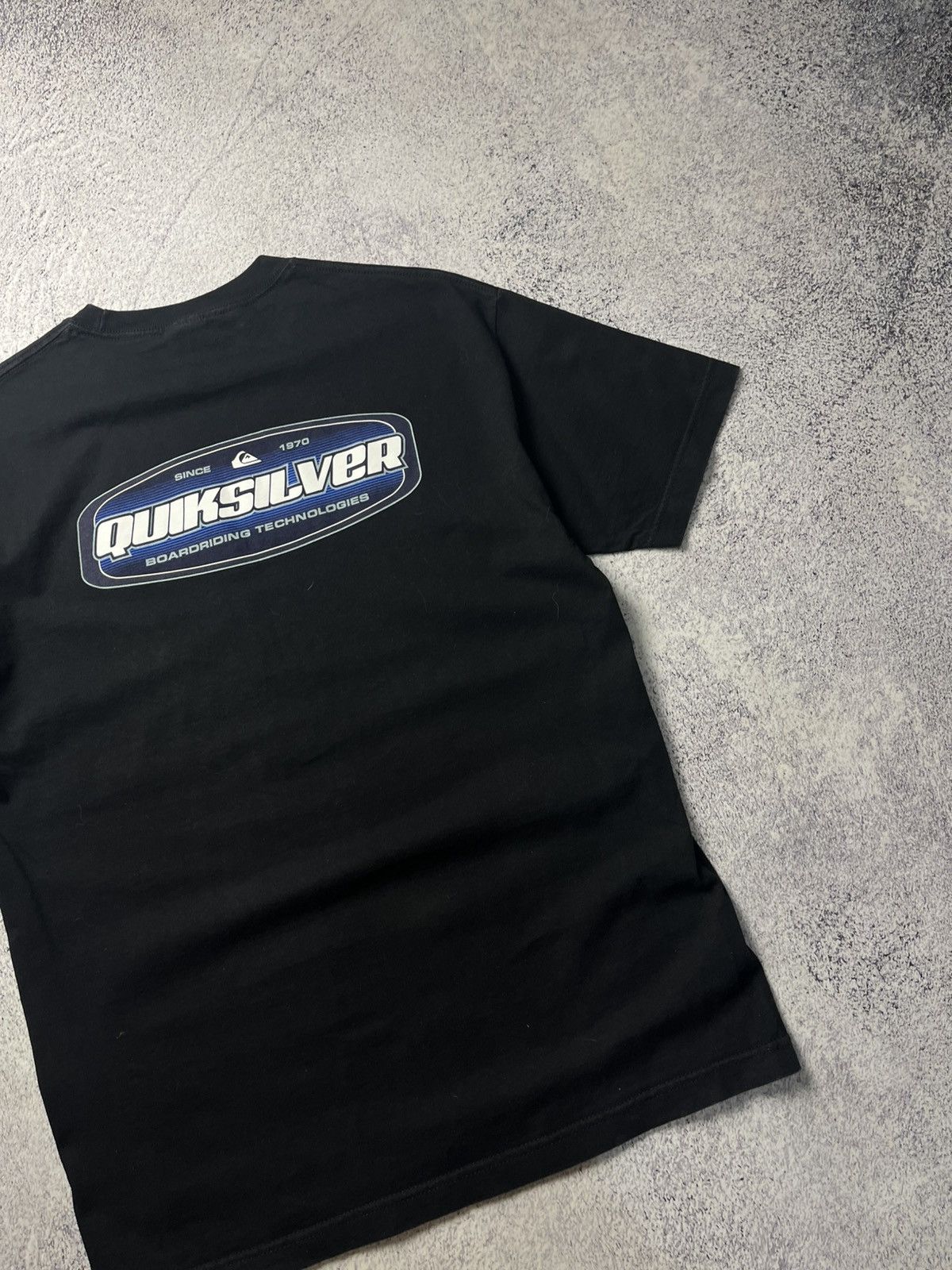 Quiksilver Vintage Quiksilver Big Logo Black T Shirt Y2K Rare Size US L / EU 52-54 / 3 - 20 Thumbnail