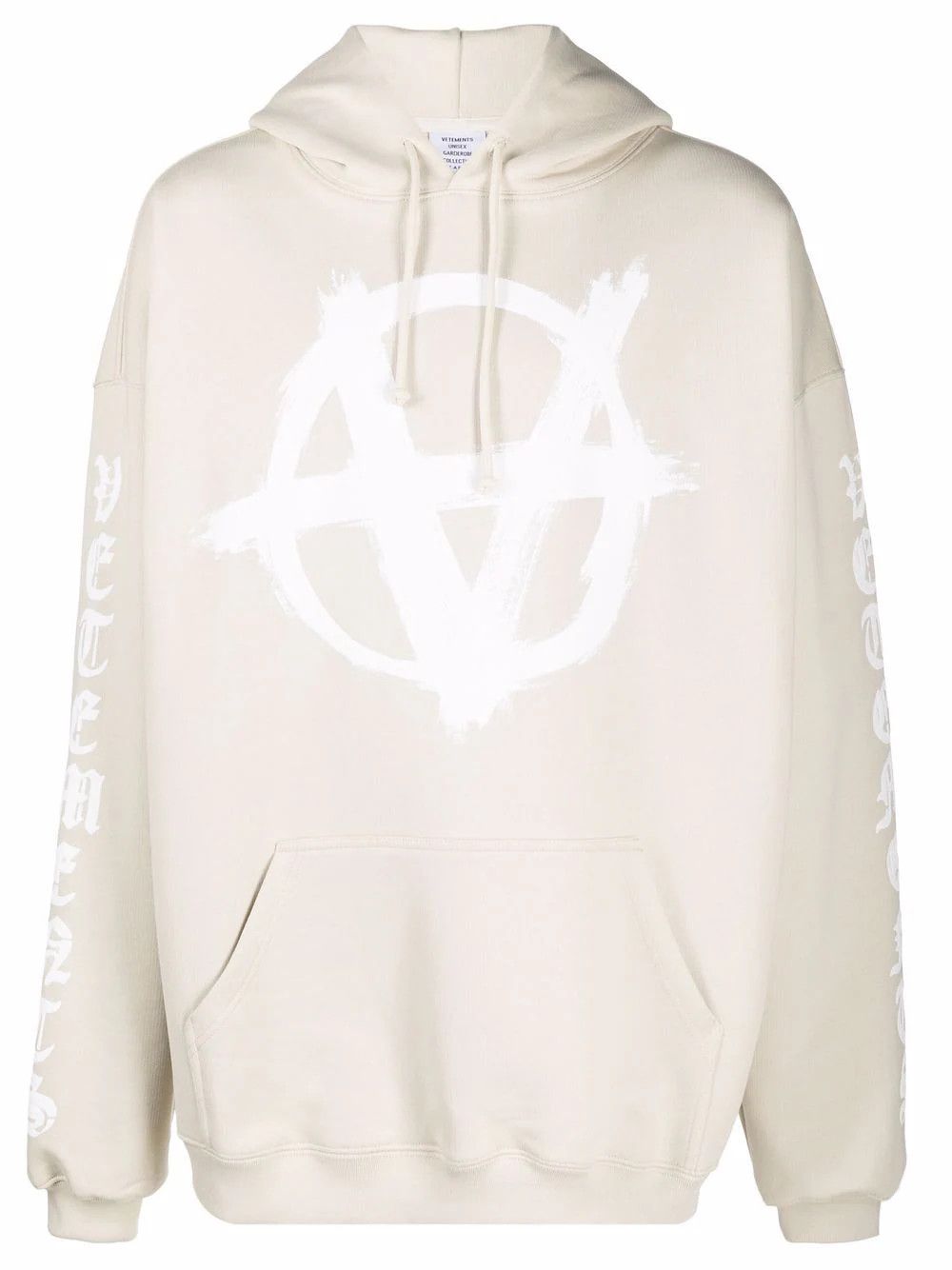 Vetements o1y0924 Hoodie in Beige Size US XL / EU 56 / 4 - 1 Thumbnail