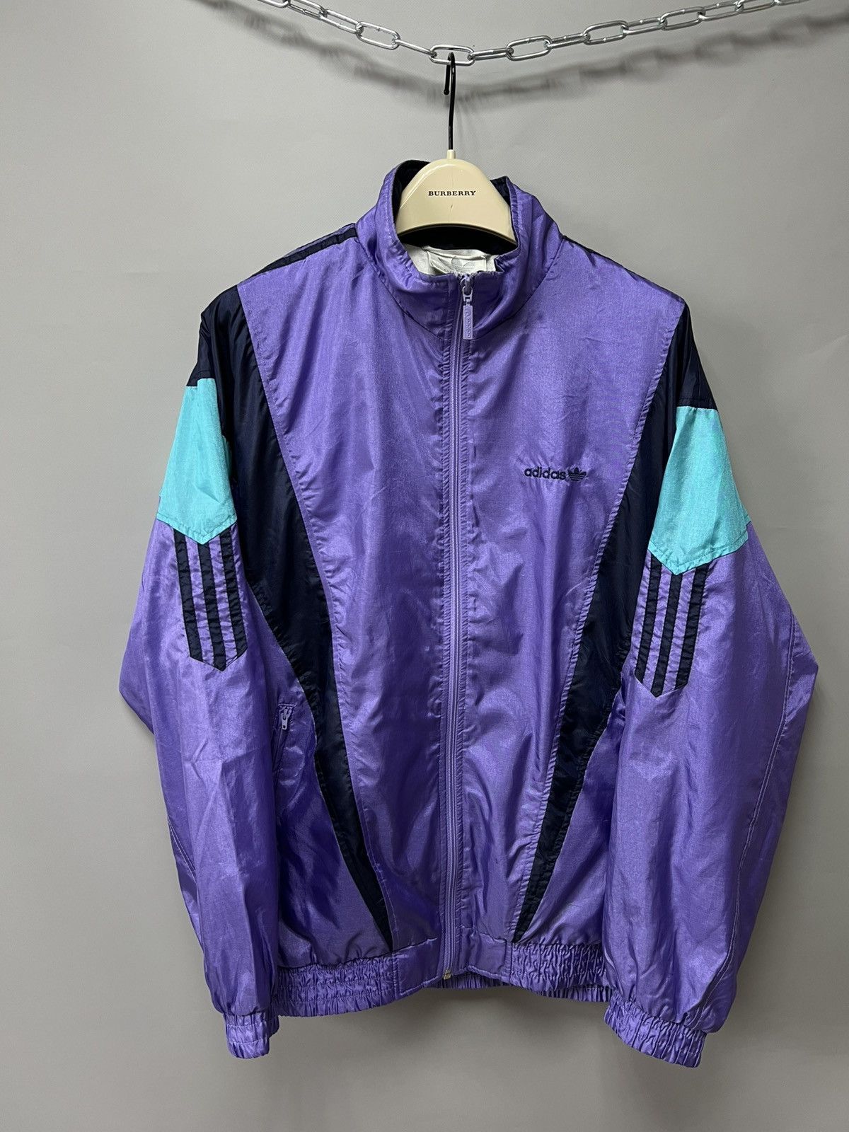 Adidas Adidas Vintage 90s Tracksuit Jacket + Pants full shell set Size US M / EU 48-50 / 2 - 2 Thumbnail