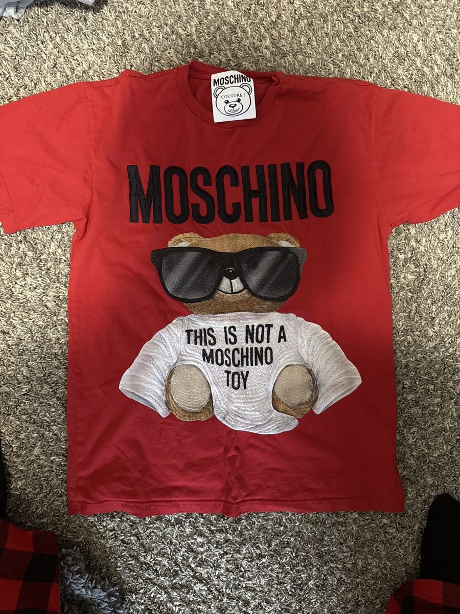 Moschino Moschino Couture Teddy Bear Graphic T-Shirt Size US S / EU 44-46 / 1 - 1 Thumbnail