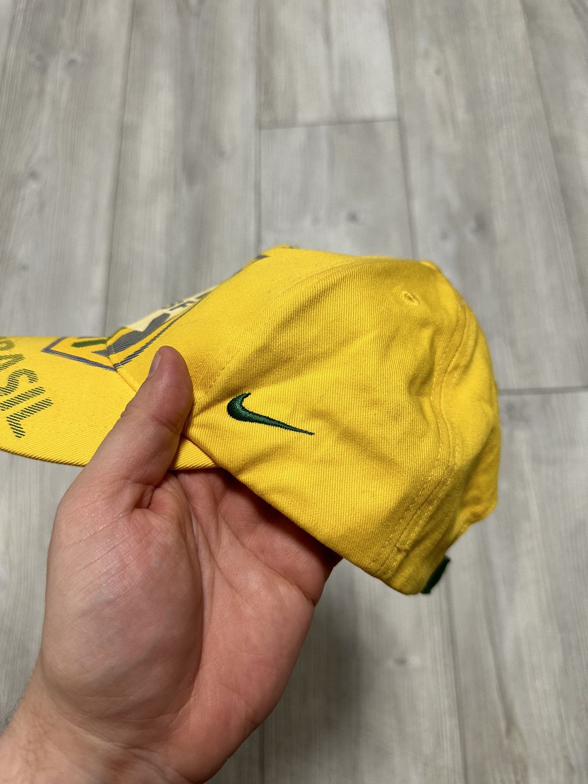 Nike Vintage Nike Brasil National Team Soccer Cap Size ONE SIZE - 2 Thumbnail