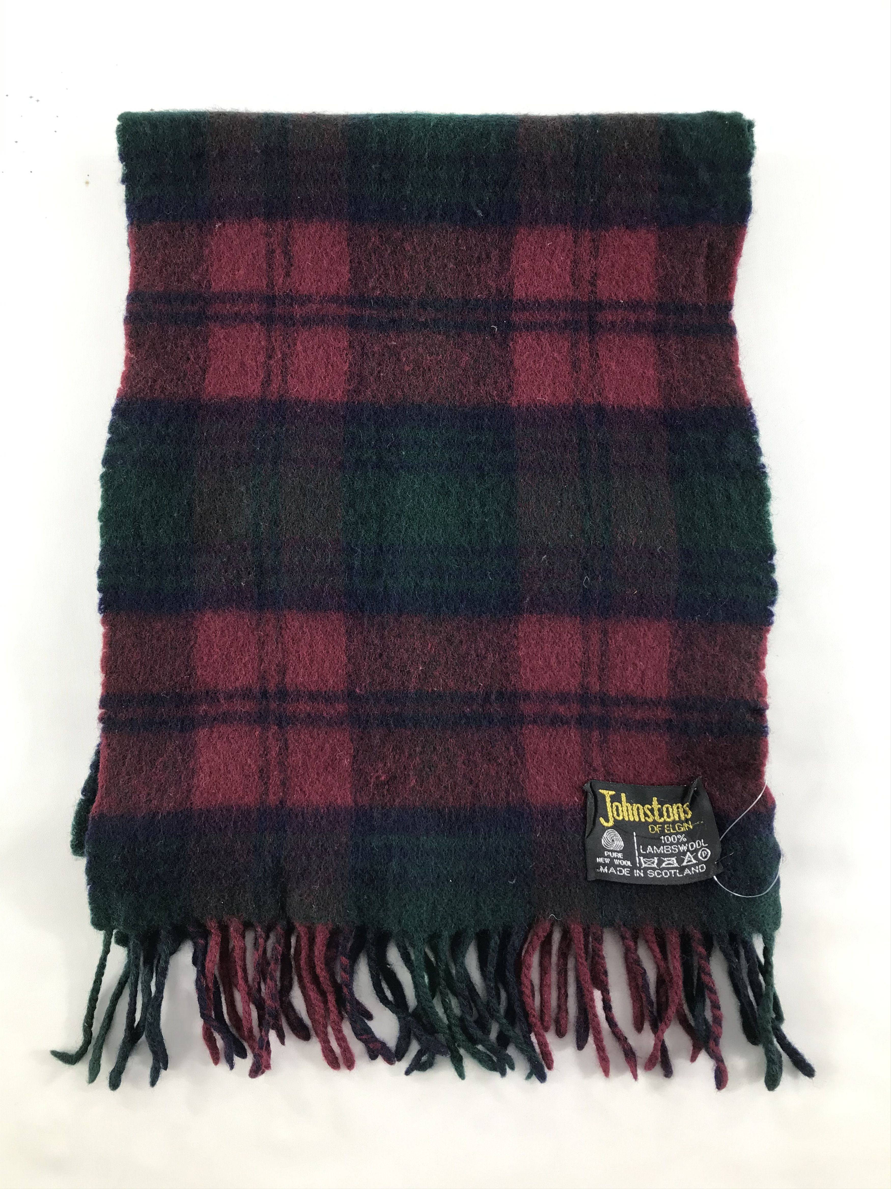 Johnstons Of Elgin Vintage Johnstons of Elgin Scarf/Muffler/Neckwear MF938 Size ONE SIZE - 2 Thumbnail