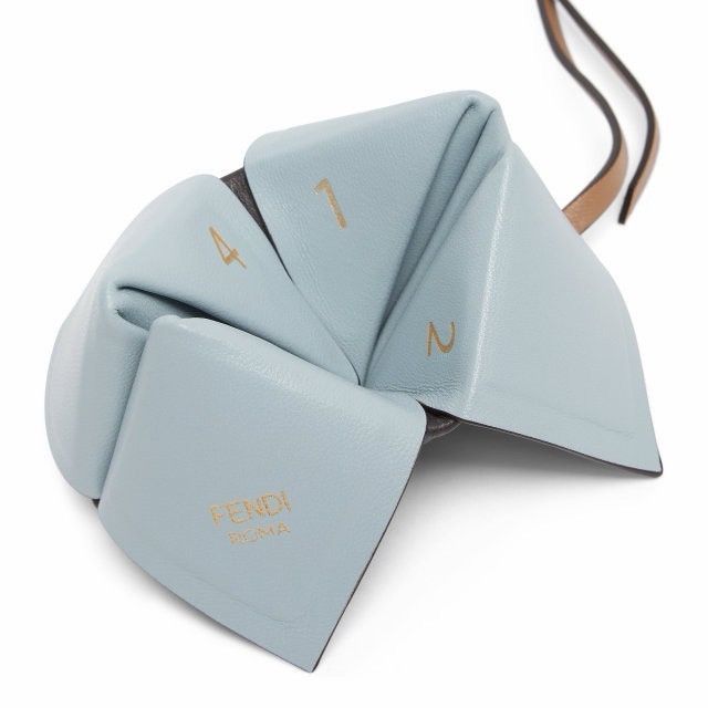 Fendi Fendi Fortune Cookie Nappa Fortune Teller Bag Charm Blue Size ONE SIZE - 2 Thumbnail