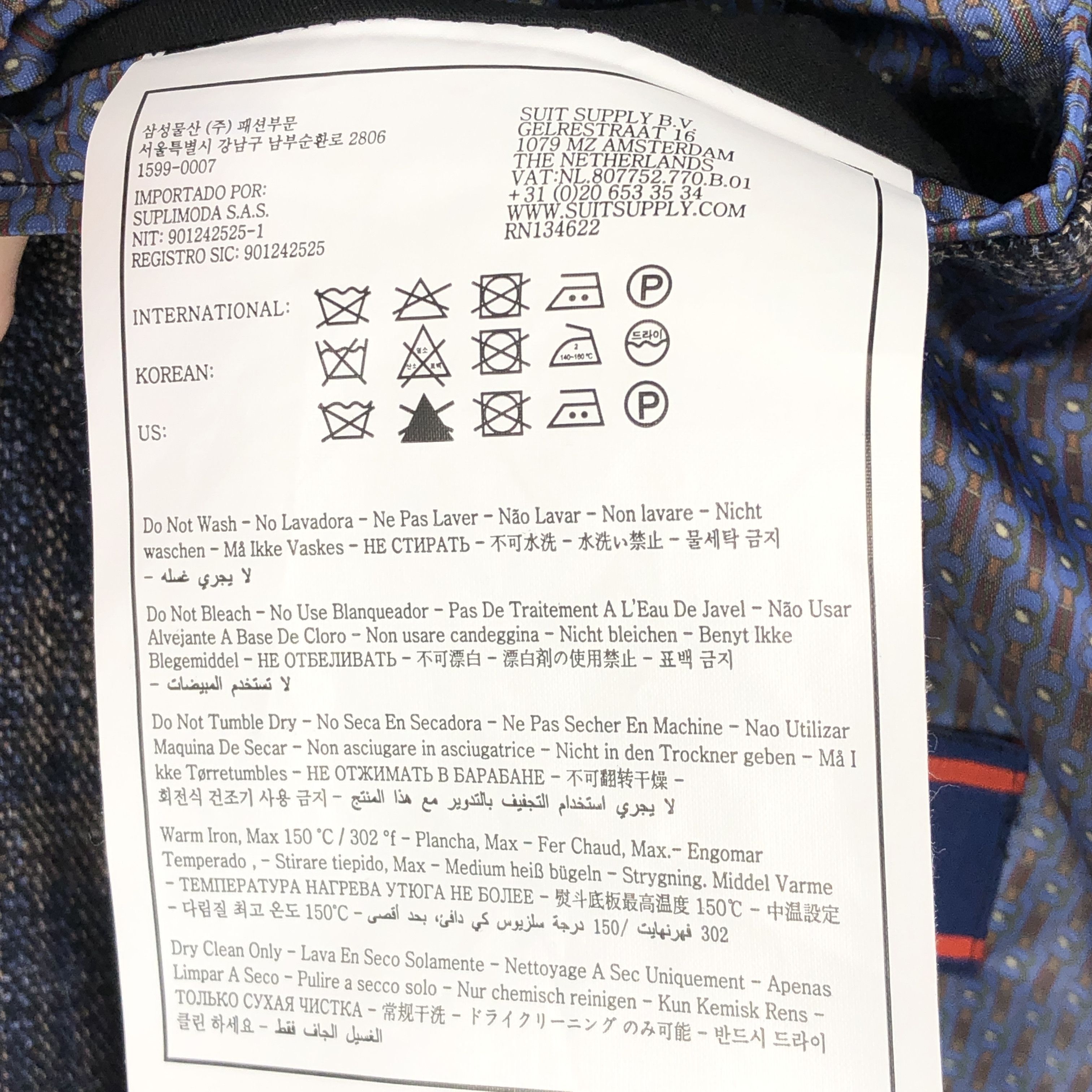 Suitsupply La Spalla Wool Silk Linen Blazer Size EU:30; UK:50; US:50S Size 50S - 10 Thumbnail