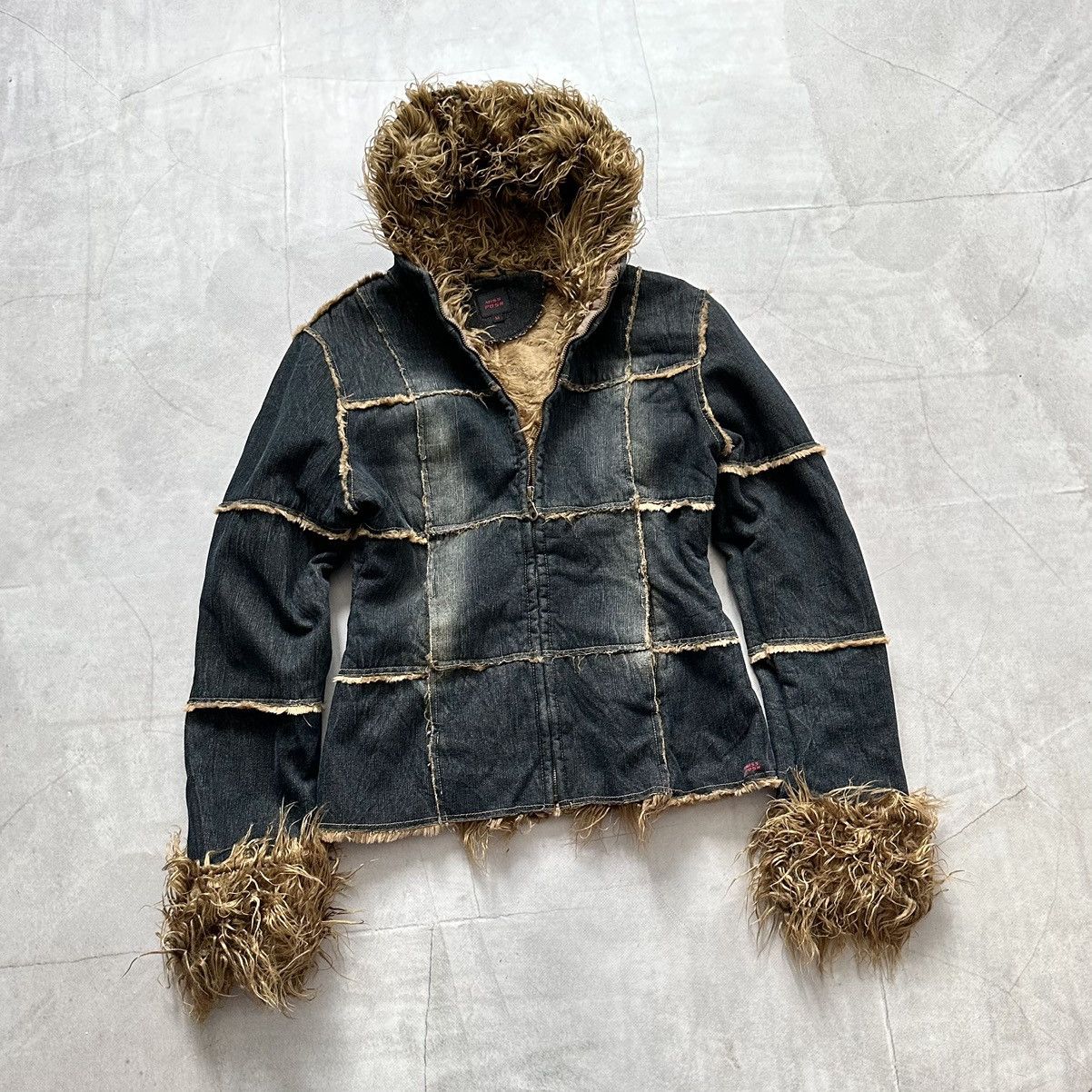 Hysteric Glamour Punk Patchwork Faux Fur Jacket Gothic LGB Tripp NYC Vibe Size M / US 6-8 / IT 42-44 - 1 Thumbnail
