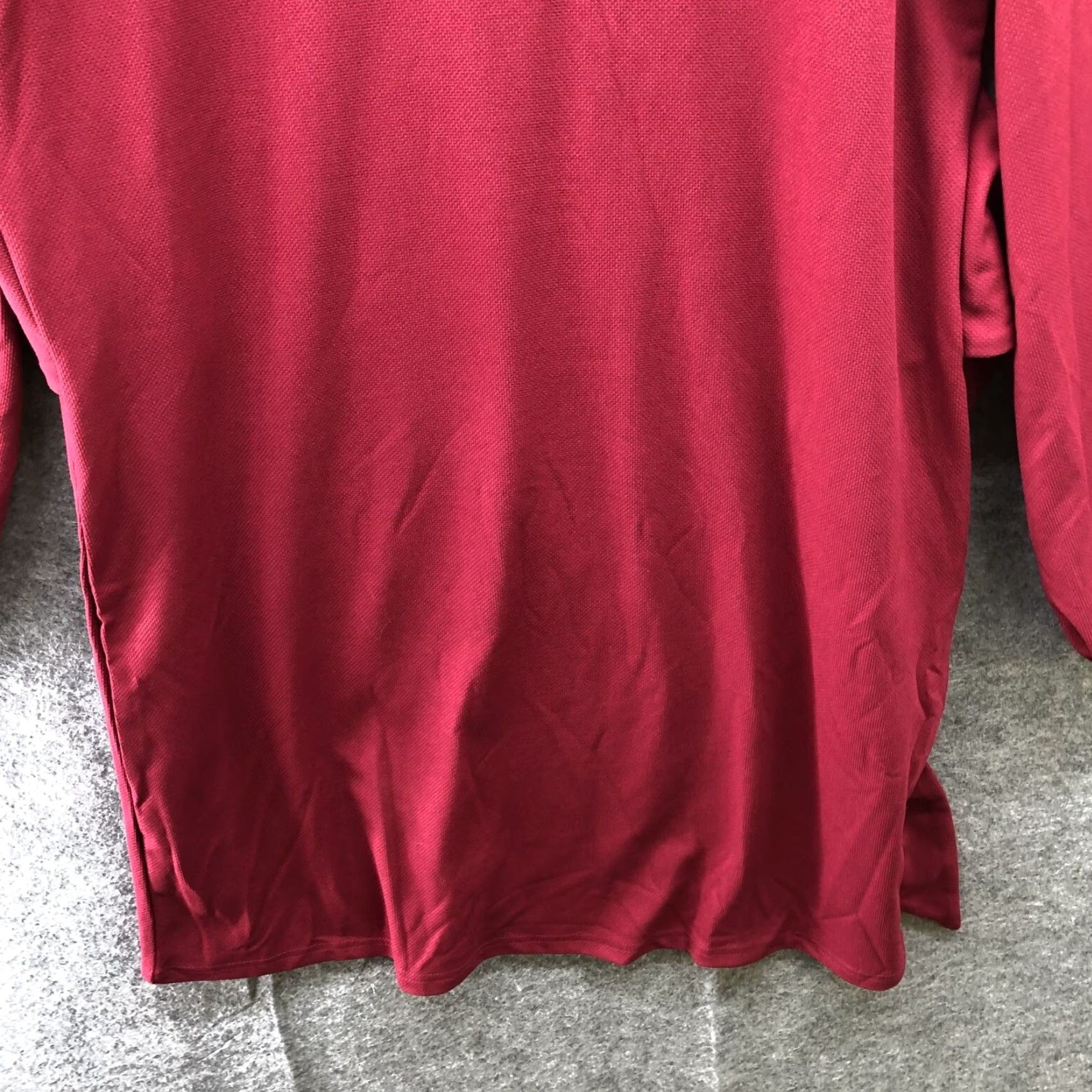 Vintage NWT Pretty Garden Dress Size L Red Lantern Sleeve Tie Front Waist Shift Size L / US 10 / IT 46 - 4 Thumbnail