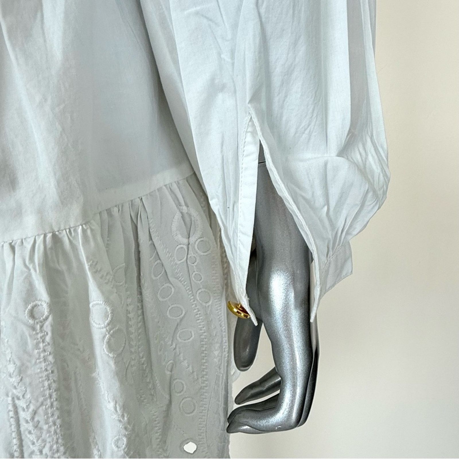 Veronica Beard Veronica Beard women white cotton layette dress size 4US Size S / US 4 / IT 40 - 7 Thumbnail