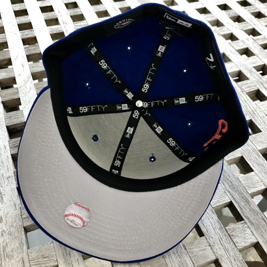 New Era NY Mets Empire State Script Wool Exclusive Fitted Hat 7 1/8 Size ONE SIZE - 5 Thumbnail
