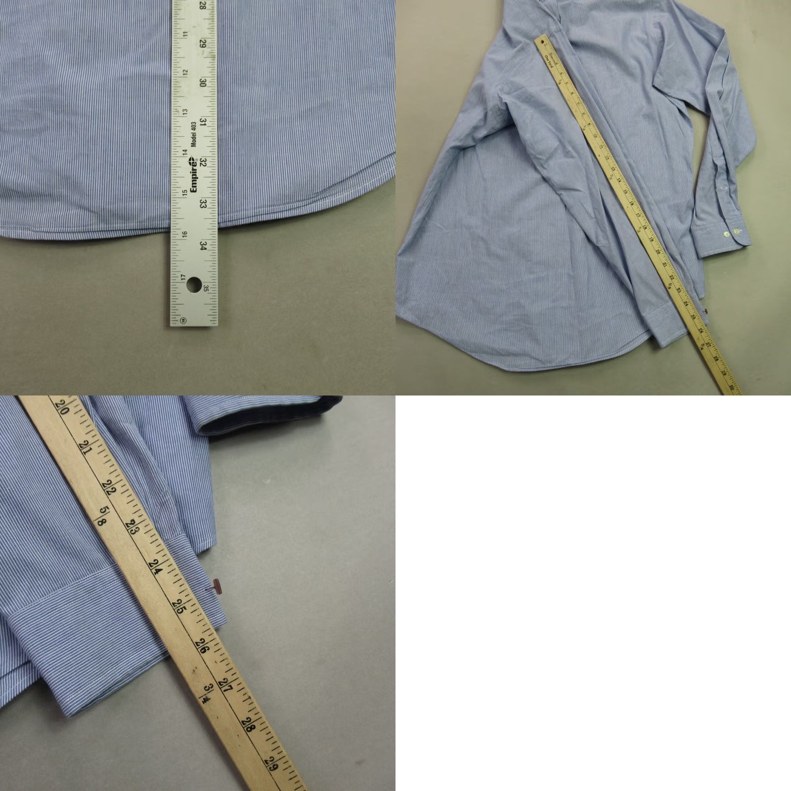 Polo Ralph Lauren Ralph Lauren Shirt Mens 15.5 L Long Sleeve Lightweight Button Front Yarmouth Blue Polo Ralph Lauren Button-Up Shirt Mens L Blue Size US L / EU 52-54 / 3 - 8 Thumbnail