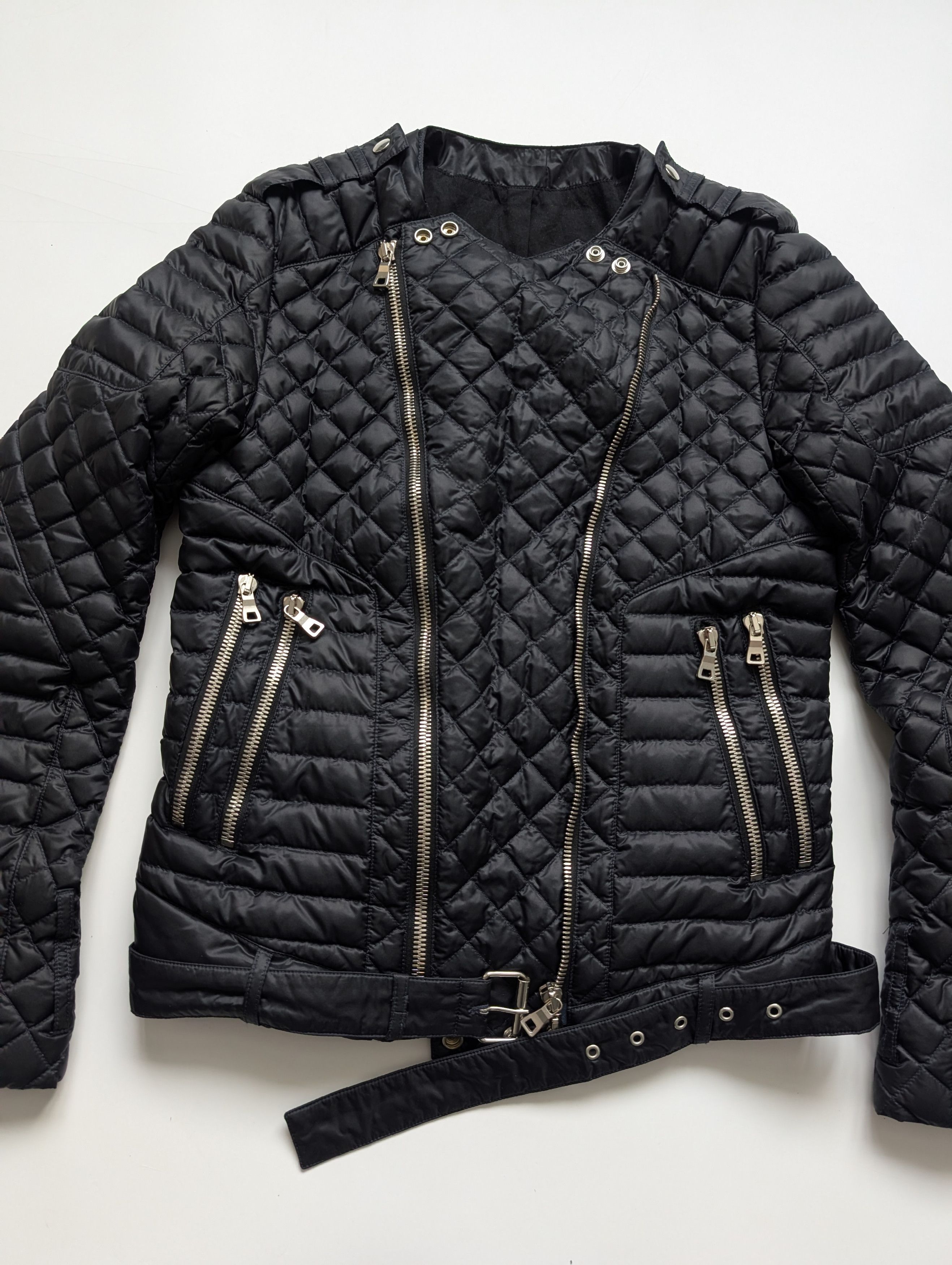Balmain Balmain Quilted Biker Jacket FW12 (Oliver Rousteing) Size US L / EU 52-54 / 3 - 14 Thumbnail