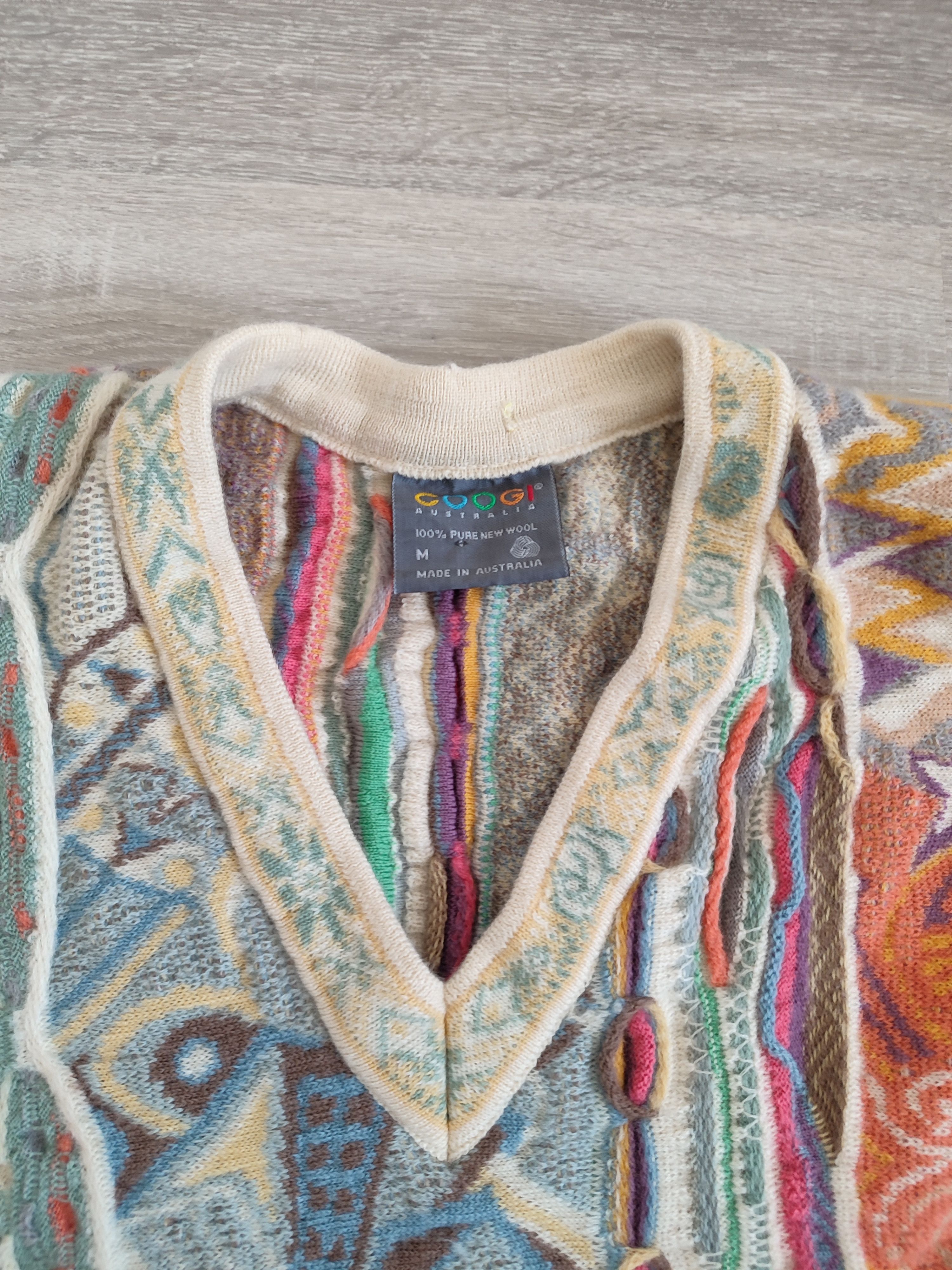 Coogi Vintage COOGI Australia Knit Cardigan Sweater Size M / US 6-8 / IT 42-44 - 4 Thumbnail