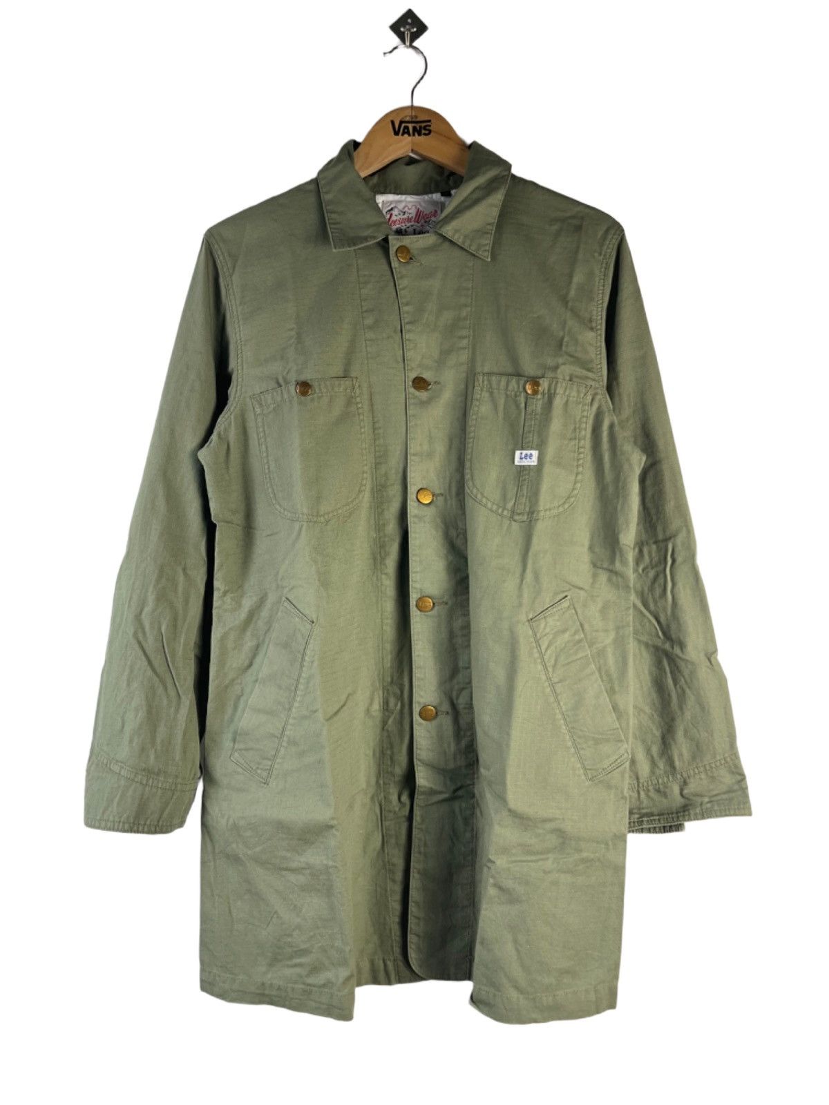 Lee × Vintage Lee Union Made Parka Green Army Size US M / EU 48-50 / 2 - 1 Thumbnail