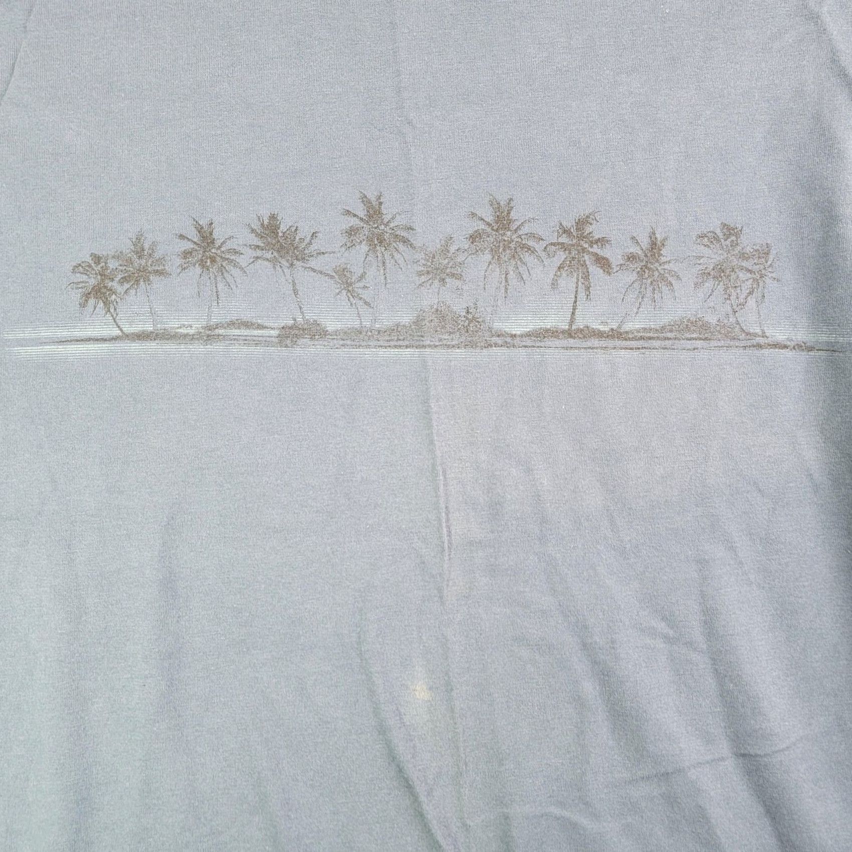 Vintage Newport Blue Shirt Mens XL Blue Palm Trees Beach Graphic T-Shirt Tee Casual Size US XL / EU 56 / 4 - 2 Thumbnail