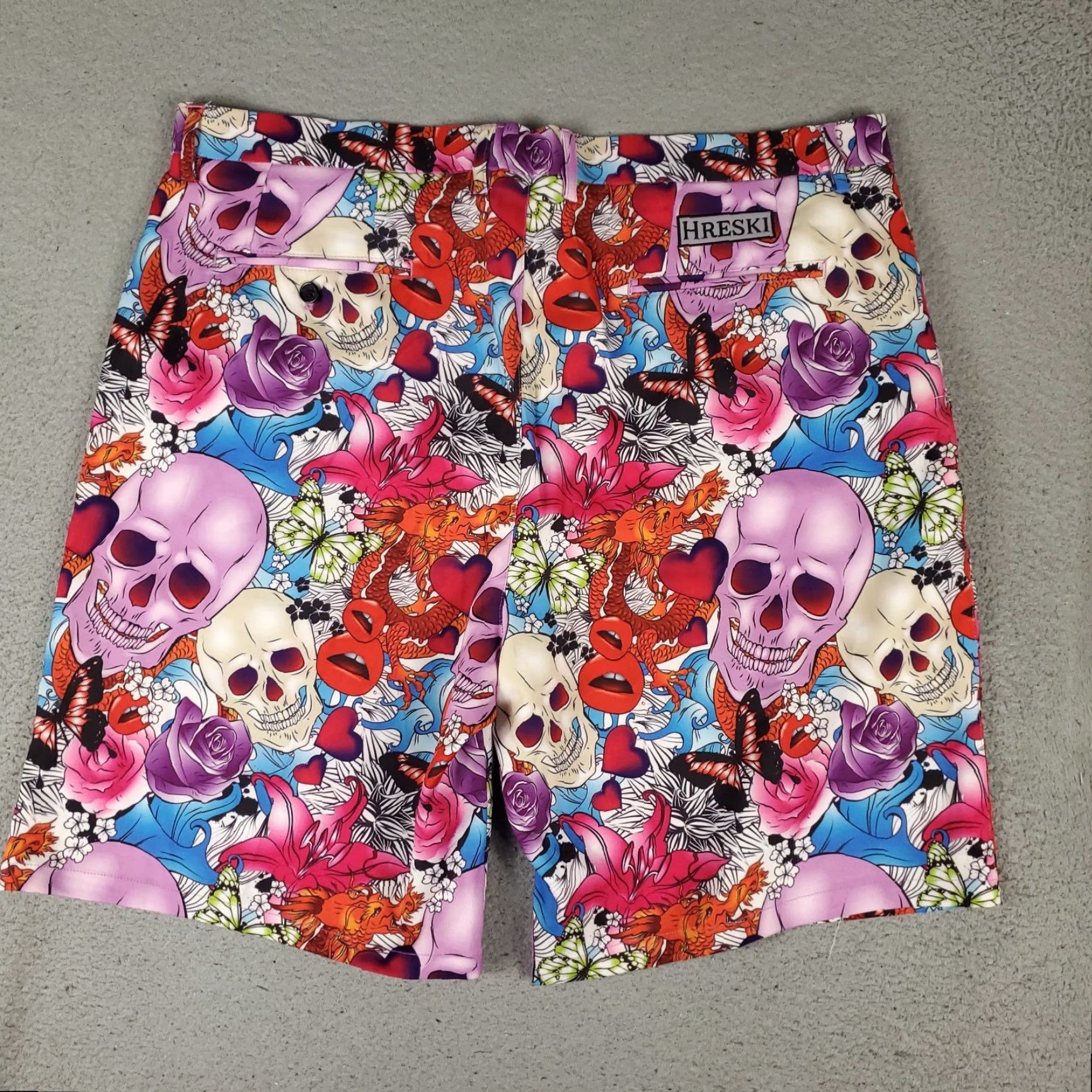 Vintage Hreski Shorts Mens 42 Chino Flat Front Zip Pockets Regular Size US 42 / EU 58 - 7 Thumbnail