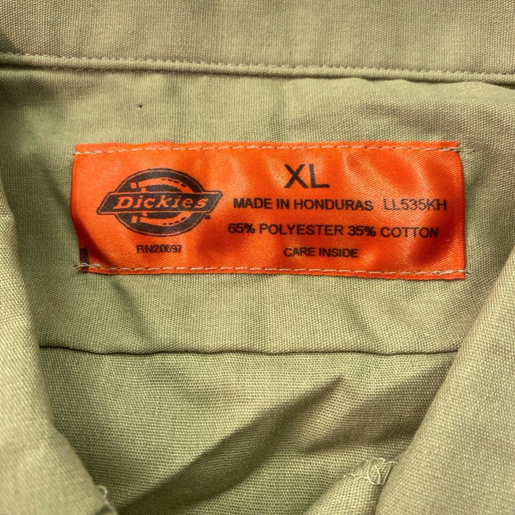 Dickies Dickies Men’s Long Sleeve Button-Up Work Shirt XL Brown NWT Casual, Twill, Cotton-Poly, Regular Fit, Button-Down, Pockets, All Seasons, Vintage No Size US XL / EU 56 / 4 - 3 Thumbnail