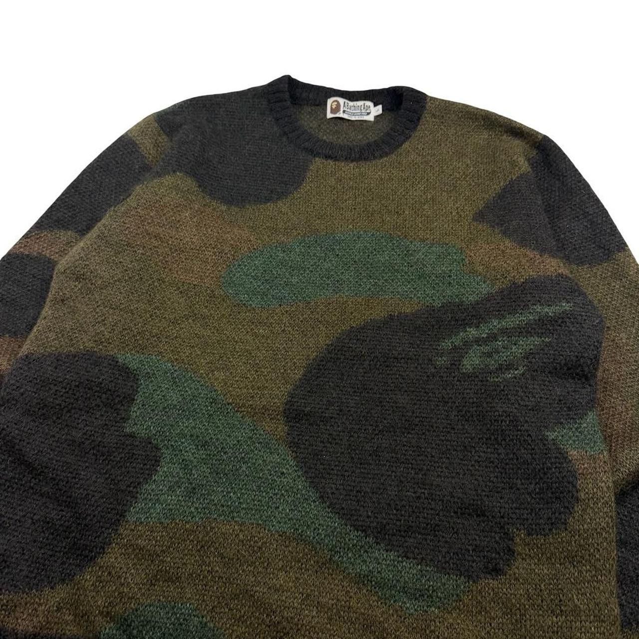 Bape Bape Giant 1st Camo Mohair Knit - Medium Size US M / EU 48-50 / 2 - 4 Thumbnail