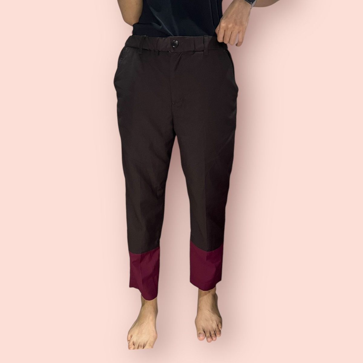 Frapbois × Issey Miyake × Japanese Brand VINTAGE FRAPBOIS HALF JAPAN ANKLE PANTS (1 size) Size 30" / US 8 / IT 44 - 9 Thumbnail