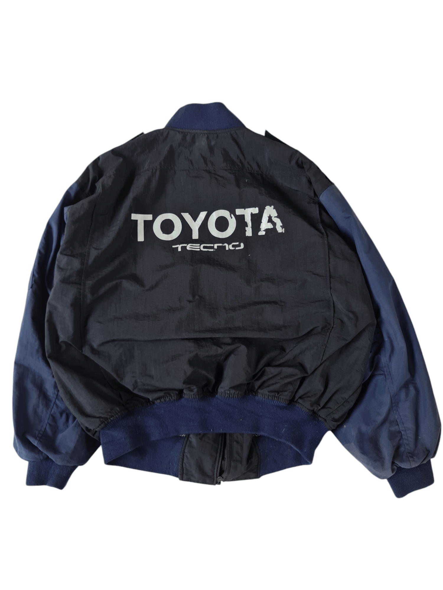 Japanese Brand × Vintage Vtg Toyota Bomber Jacket Nylon Size US L / EU 52-54 / 3 - 1 Thumbnail