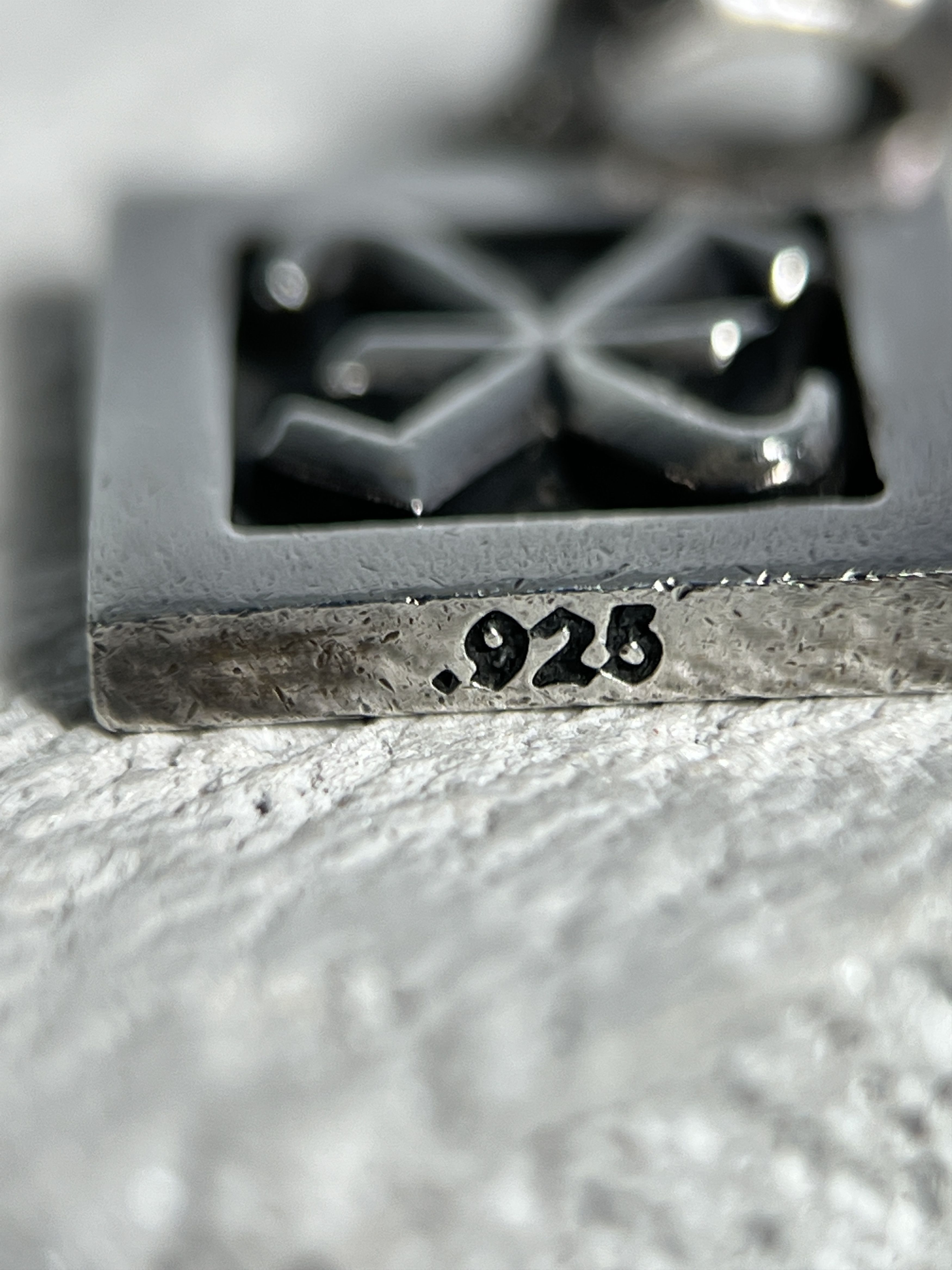 Chrome Hearts Chrome Hearts Square Cross Pendant 2002 .925 Silver Size ONE SIZE - 12 Thumbnail