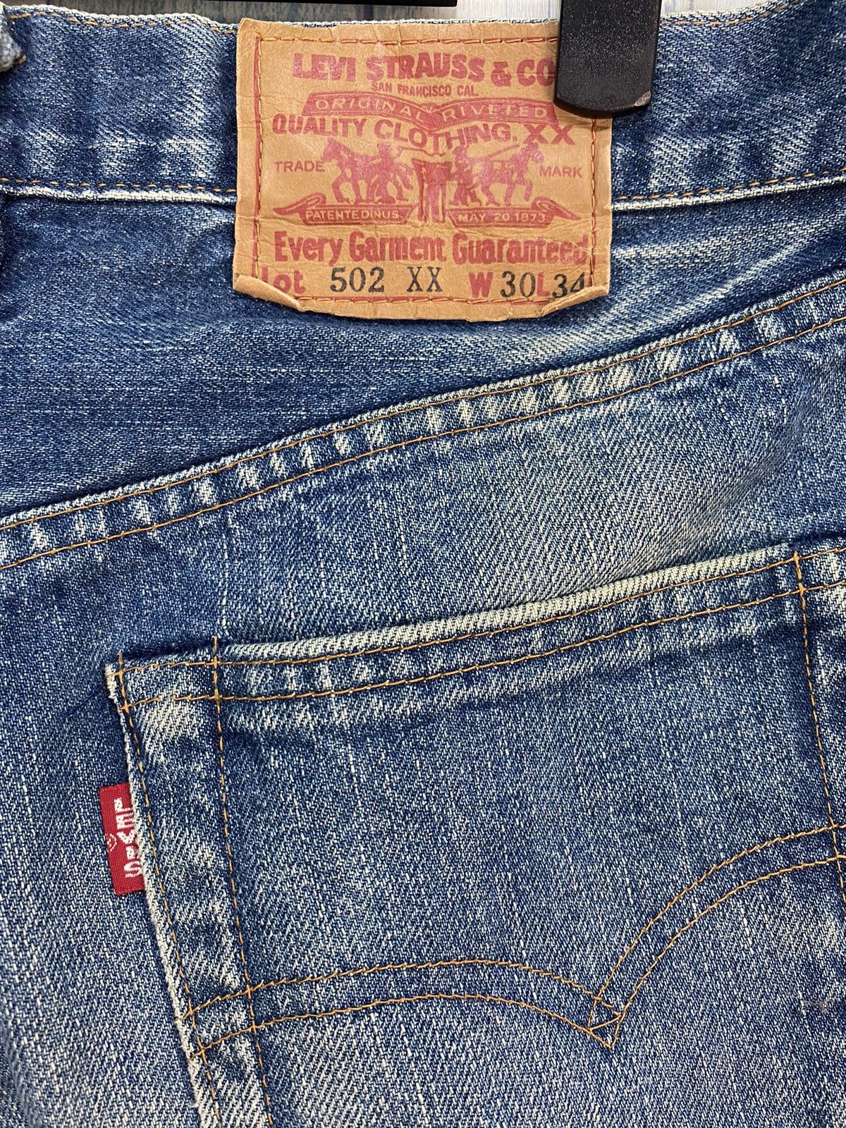 Levi's Vintage Levis Big E Selvedge Denim Size US 30 / EU 46 - 6 Thumbnail