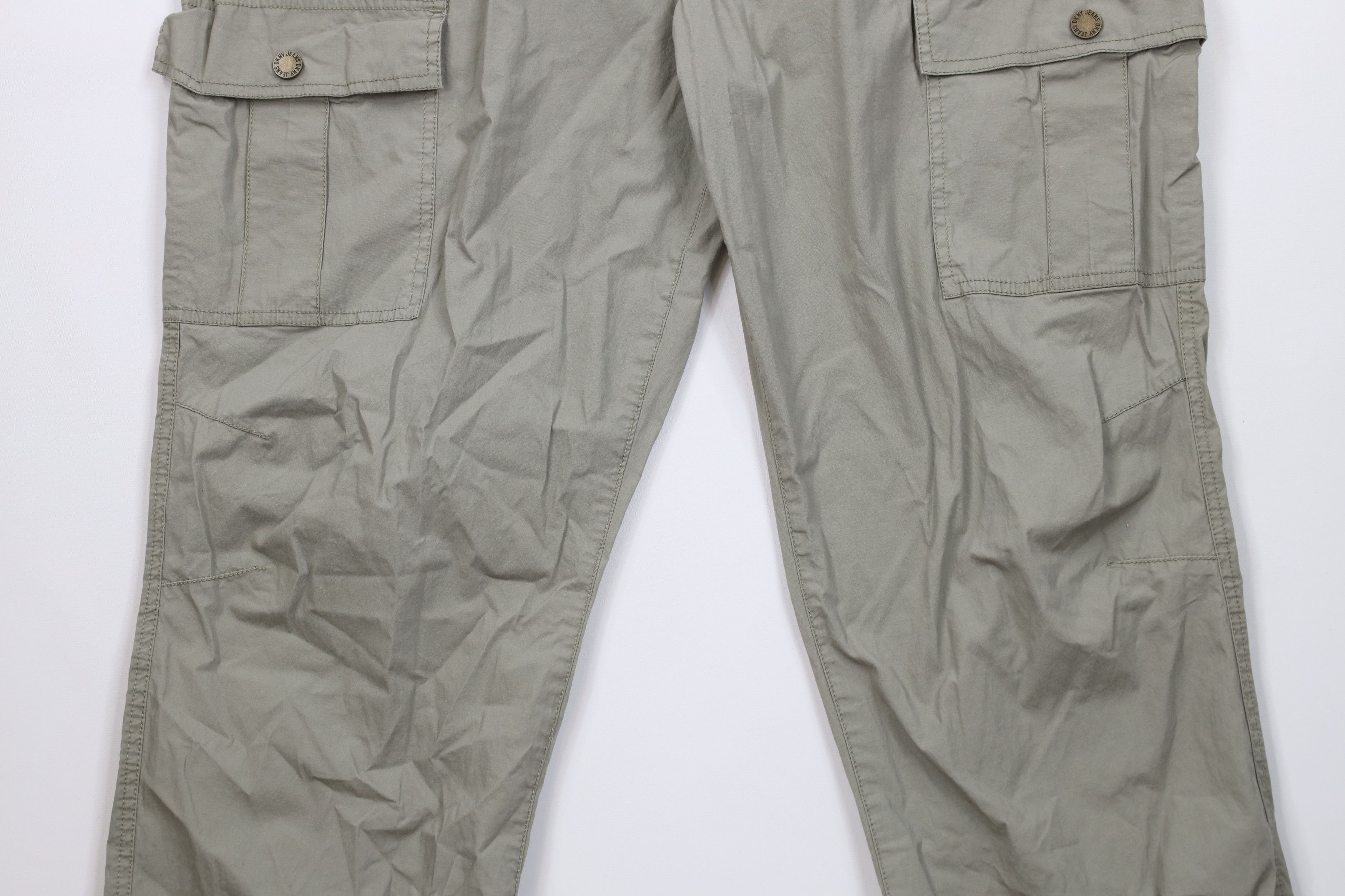 DKNY Vintage Y2K DKNY Adjustable Wide Leg Joggers Cargo Pants Size US 38 / EU 54 - 3 Thumbnail