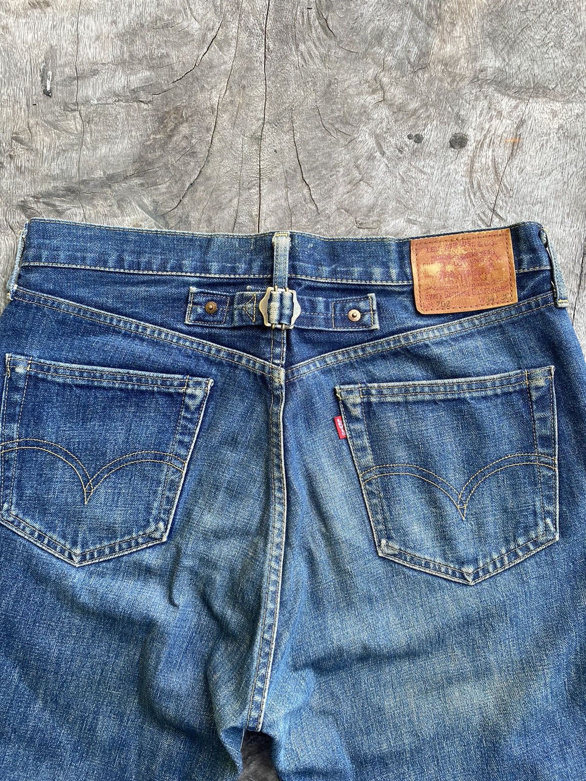 Levi's × Levi's Vintage Clothing × Vintage VINTAGE LEVIS 702 BIG E SELVEDGE WITH BUTTON J22, VERY RARE Size US 34 / EU 50 - 3 Thumbnail