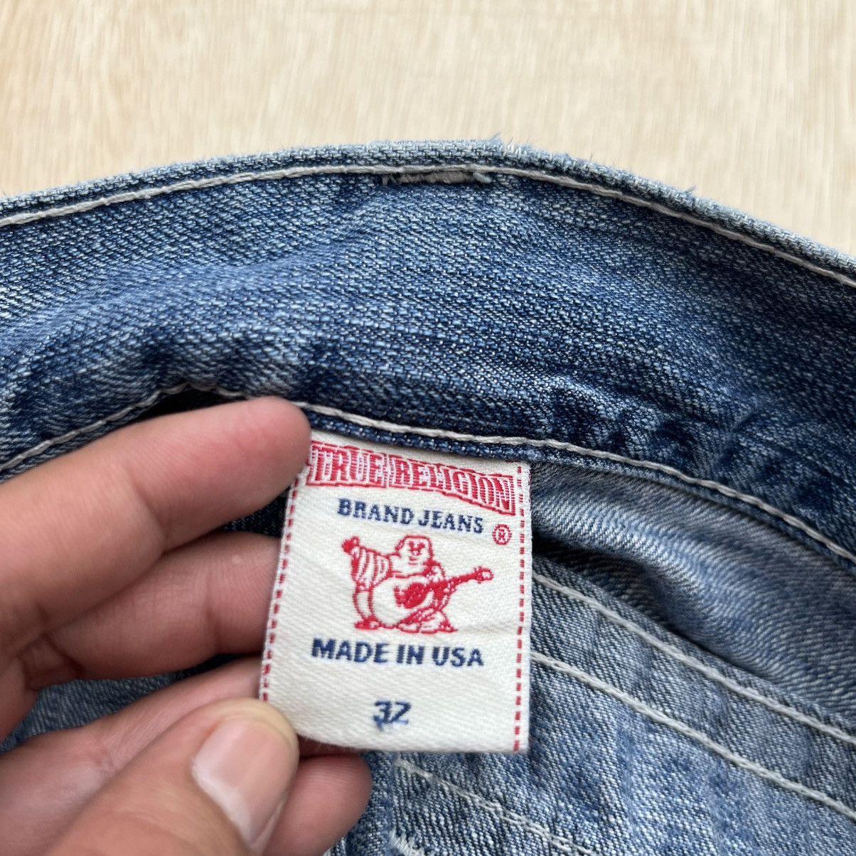 True Religion TRUE RELIGION VINTAGE DISTRESSED FLARED DENIM Size US 32 / EU 48 - 4 Thumbnail