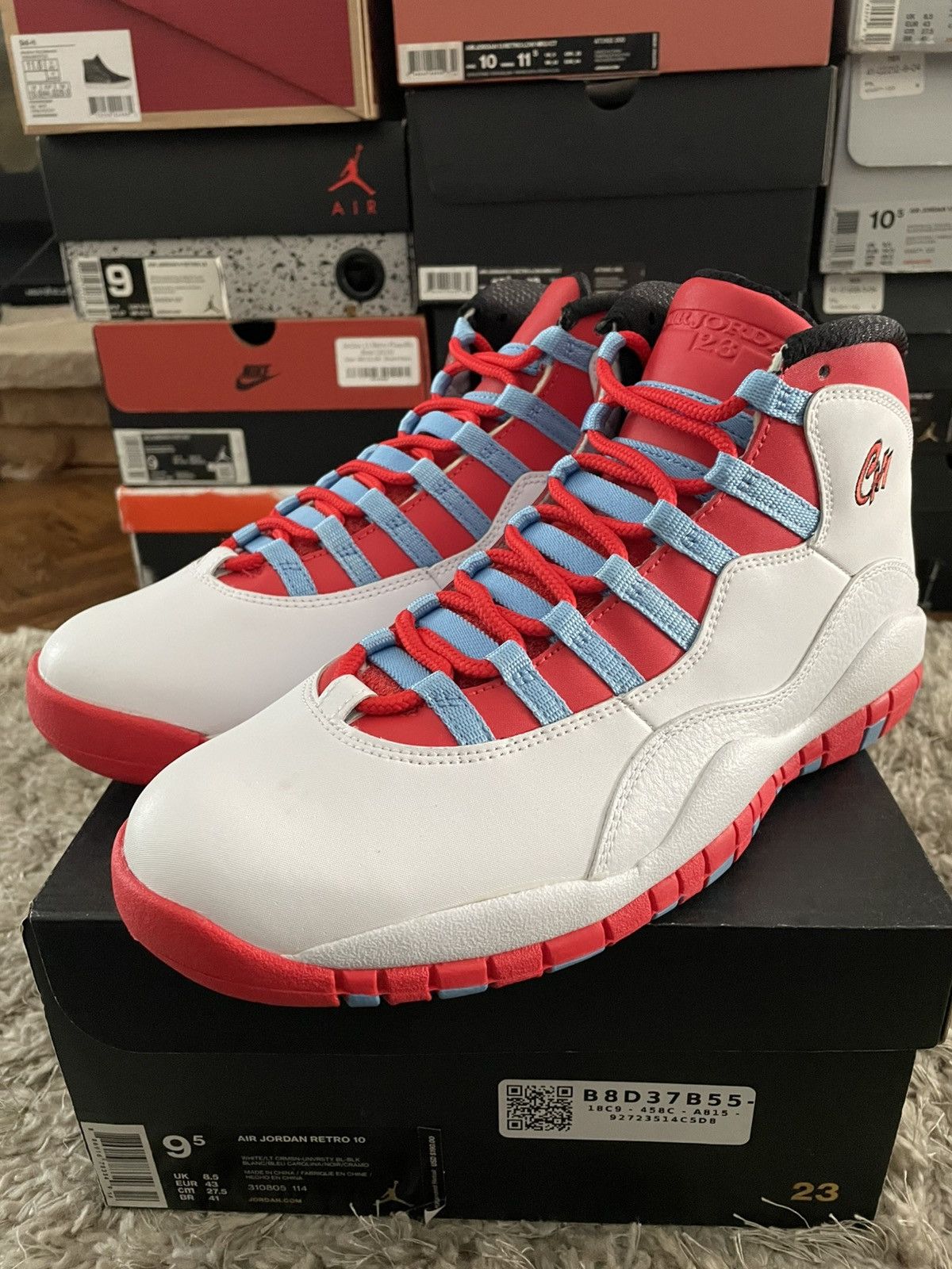 Jordan Brand Jordan 10 Chicago Flags Size US 9.5 / EU 42-43 - 1 Thumbnail