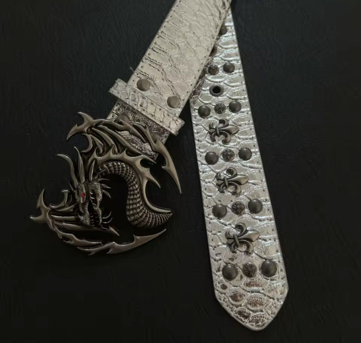 Other Punk Gothic Streetwear Metal Dragon Belt Size ONE SIZE - 2 Thumbnail