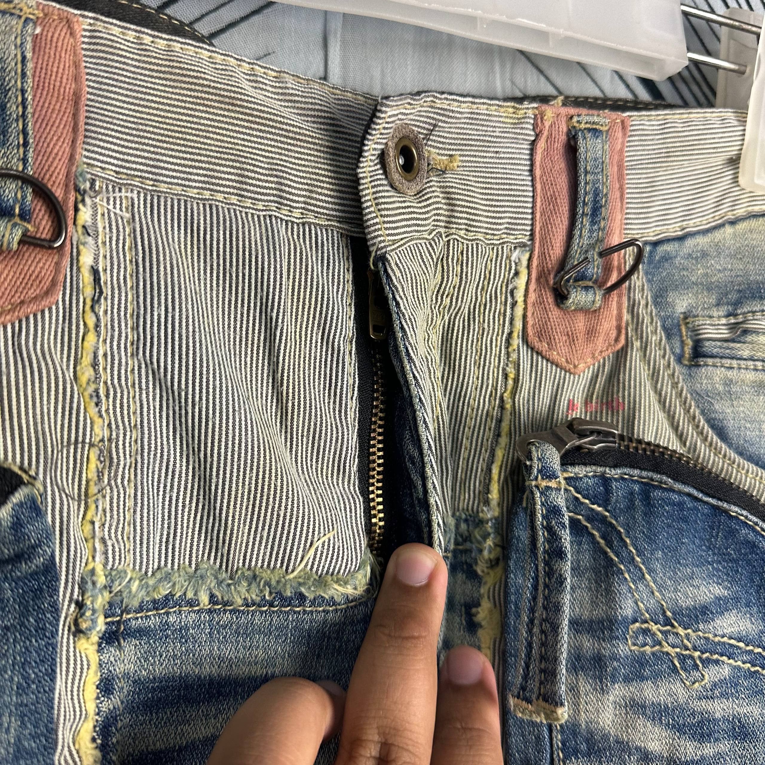 PPFM 2000s PPFM Eastern Rock Punk Denim Jeans Size US 32 / EU 48 - 10 Thumbnail
