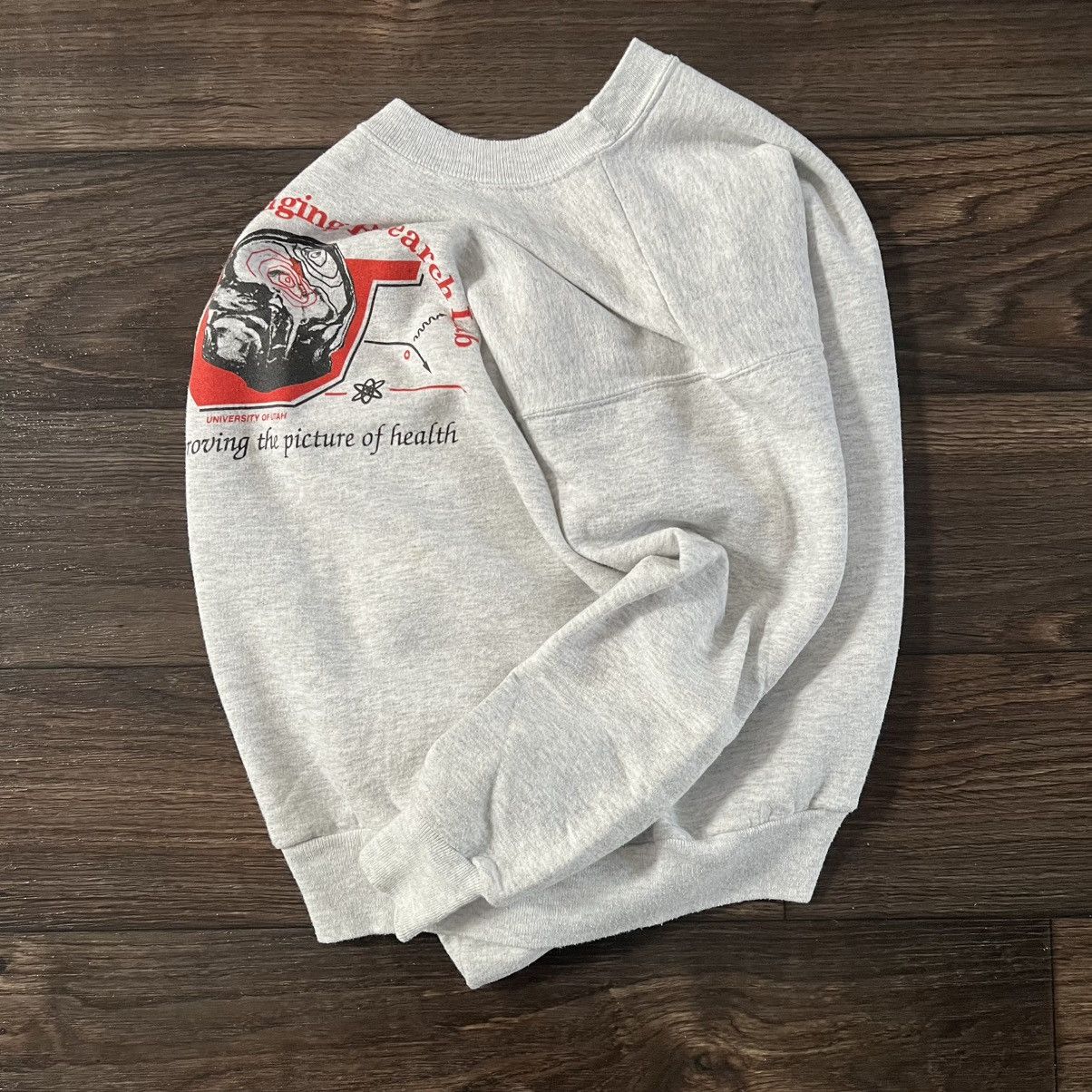 Hanes Vintage anatomy 1990’s University of Utah scanning Tech Size US M / EU 48-50 / 2 - 2 Thumbnail