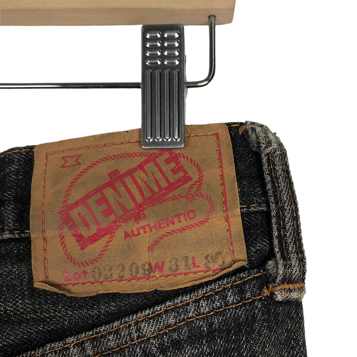 Hysteric Glamour 🔥Vtg Denime Japan Distressed Denim Jeans Punk Wear Size US 30 / EU 46 - 11 Thumbnail