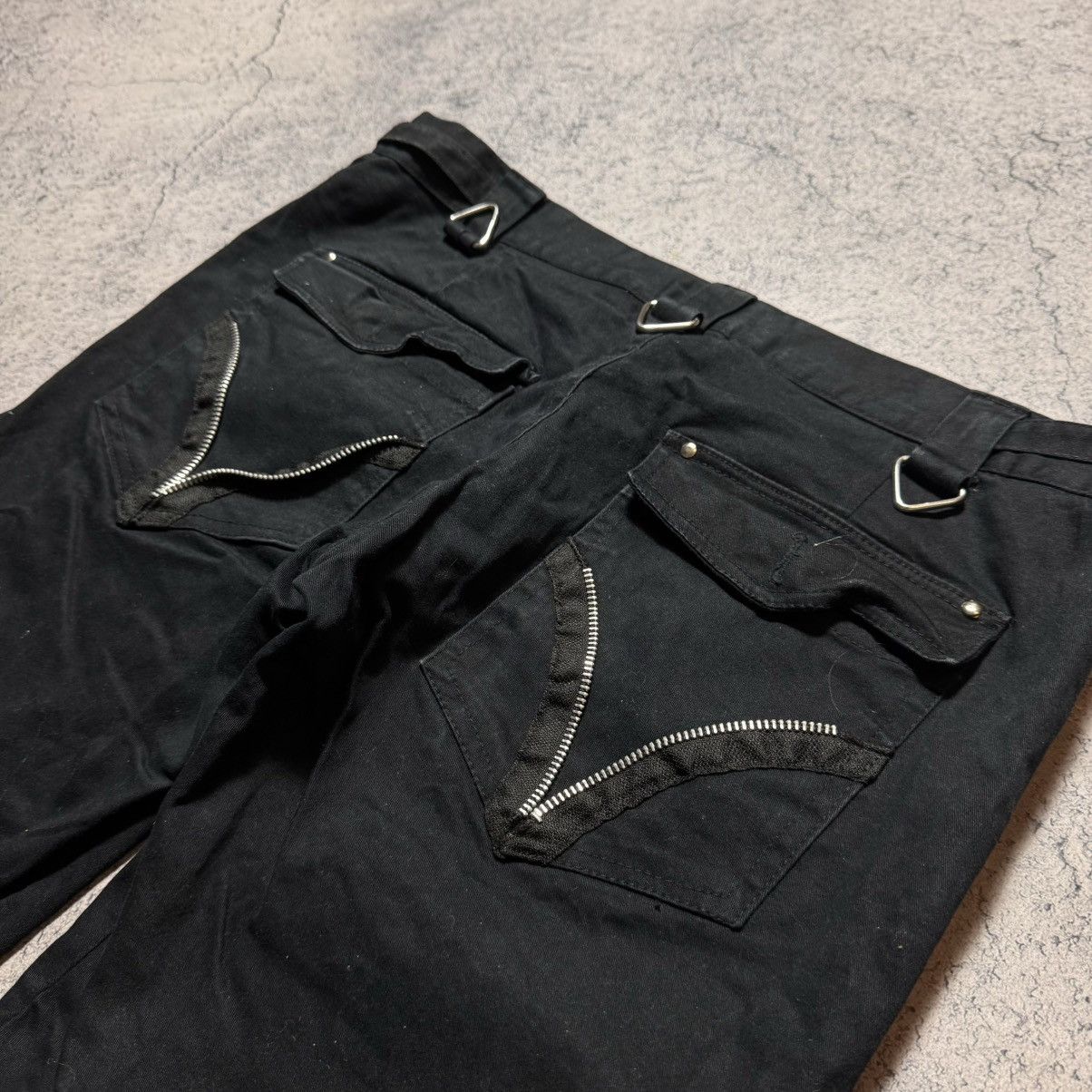 Designer Rare Dead Threads Bondage Cyber Punk Rave Pants Size US 34 / EU 50 - 3 Thumbnail