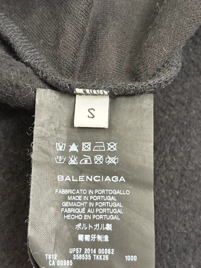 Balenciaga AW2014 Balenciaga Grey & Black Zip-up Sweater Size US S / EU 44-46 / 1 - 10 Thumbnail
