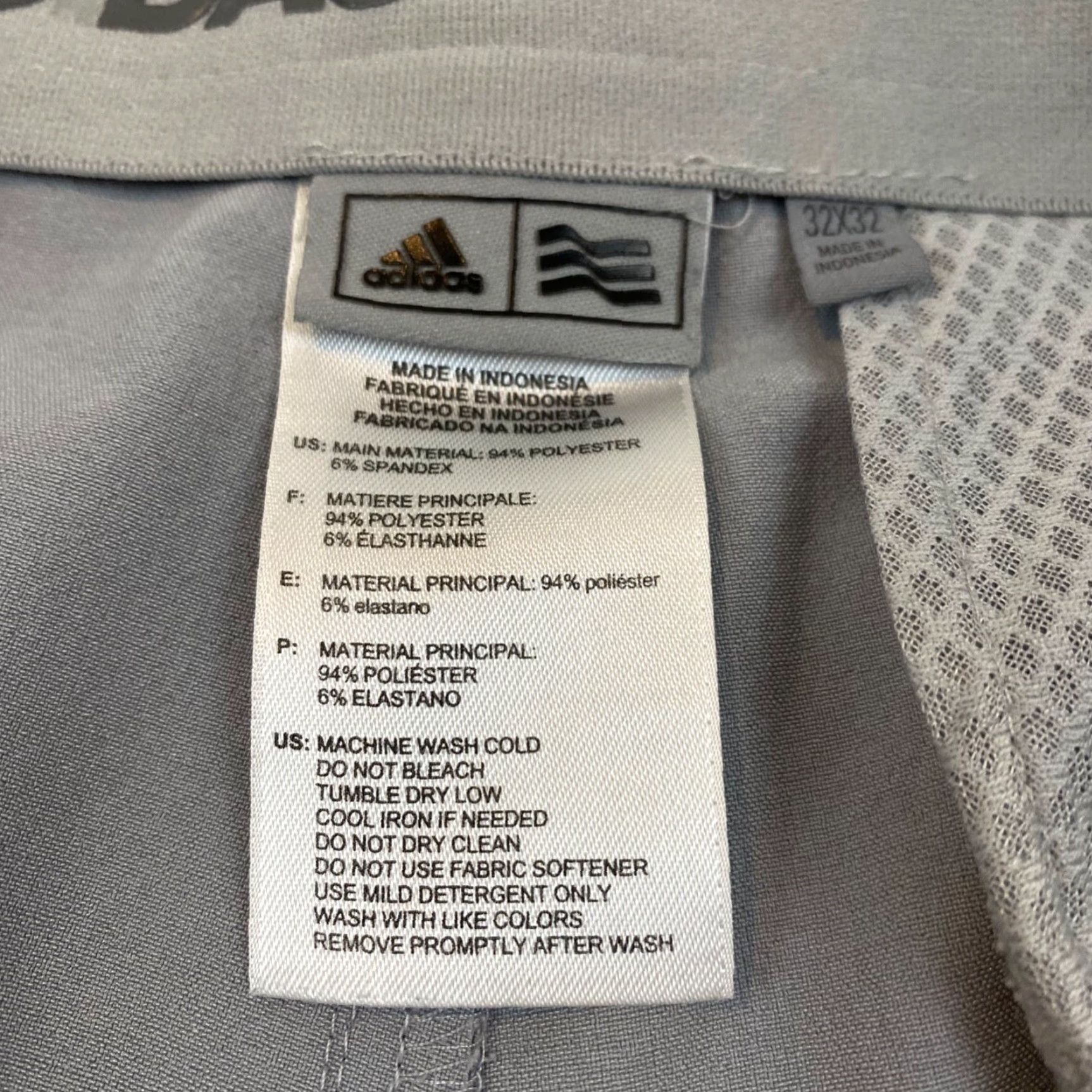Adidas Adidas Pants Mens 32x32 Straight Leg Gray Performance Golf Logo Waist Pocket Design Adjustable 5-Pocket Khakis 32 Inseam Size Regular Mens Size US 32 / EU 48 - 2 Thumbnail