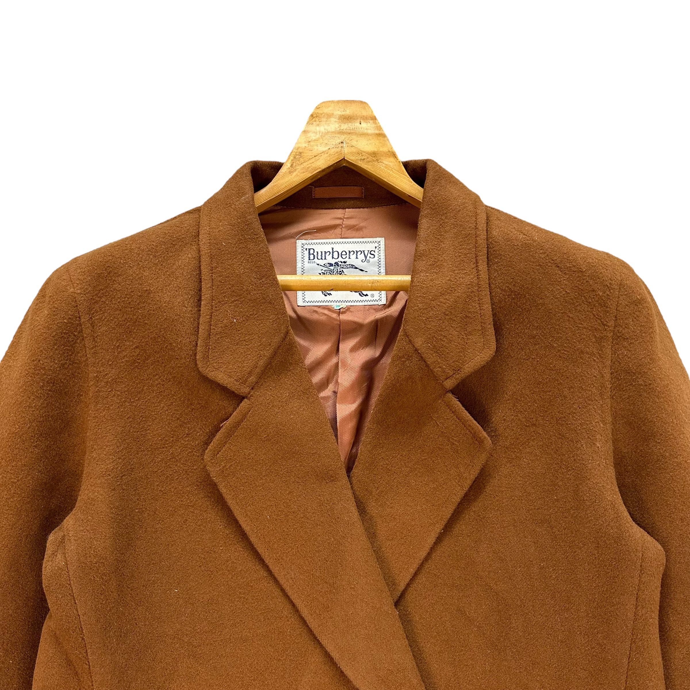Burberry 90's BURBERRYS Double Breast Wool Coat #A63-1522 Size US M / EU 48-50 / 2 - 2 Thumbnail