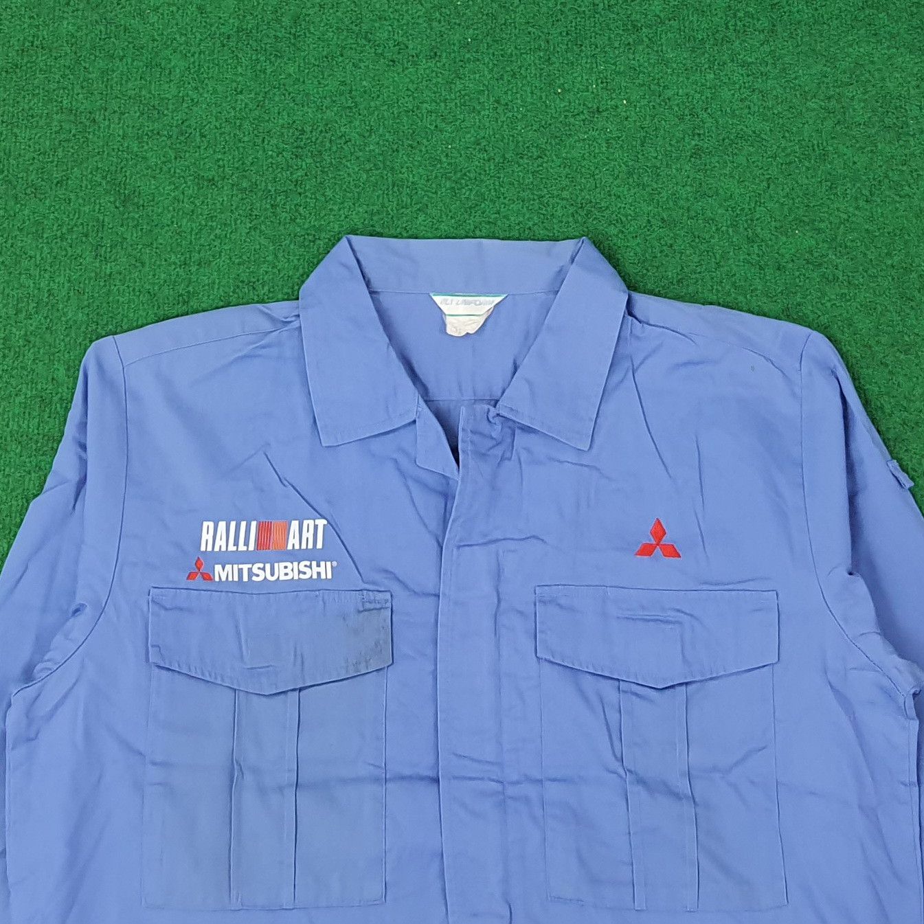 Japanese Brand Vintage Mitsubishi RalliArt Racing Sports Jacket C246N1 Size US L / EU 52-54 / 3 - 3 Thumbnail