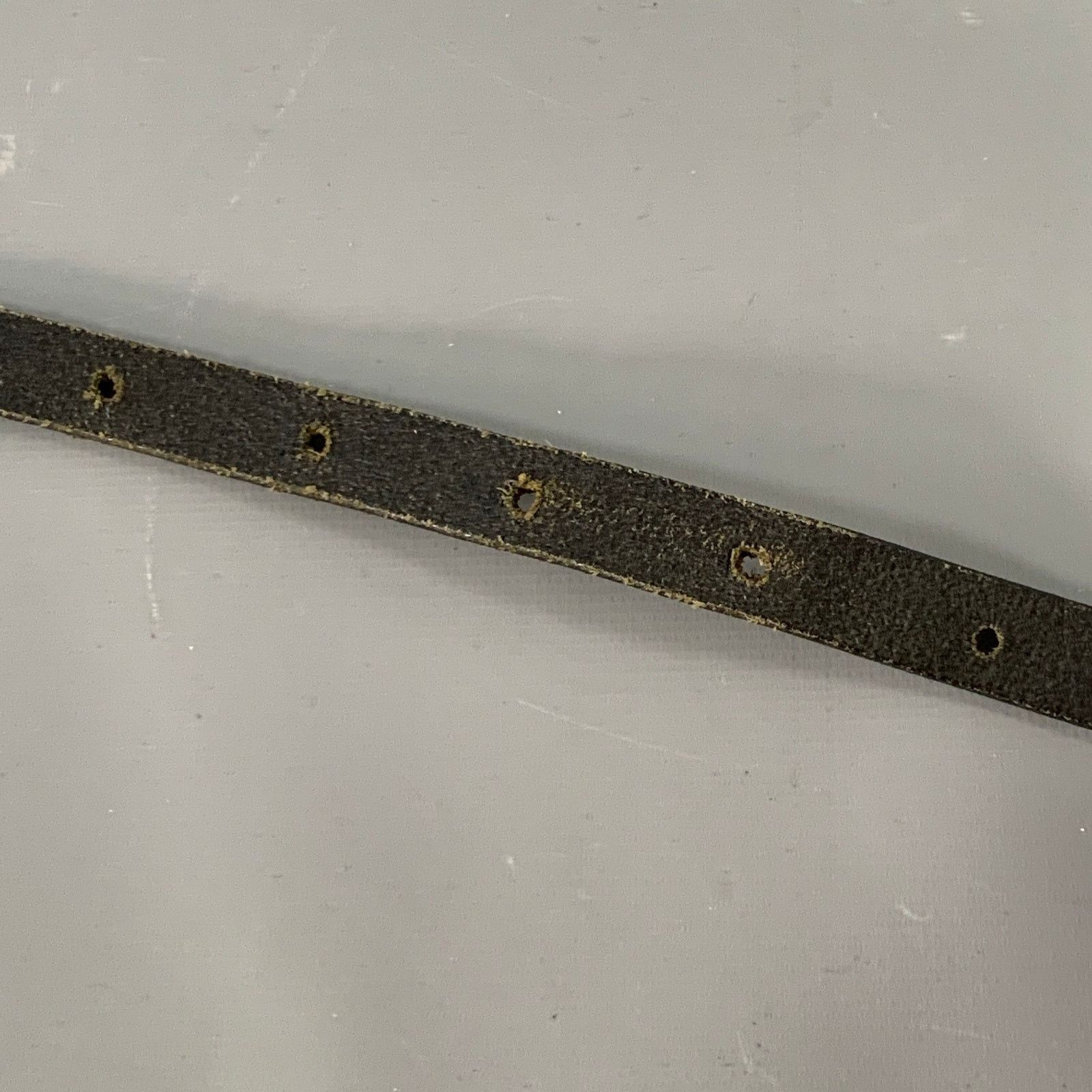 J.Lindeberg J.LINDEBERG Size 30 Black Silver Logo Leather Leather Belt Size 30 - 9 Thumbnail