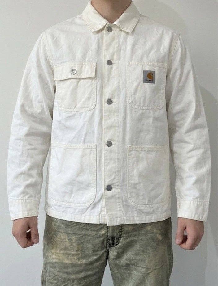 Carhartt Wip Michigan coat carhartt wip denim jacket workwear shirt Size US M / EU 48-50 / 2 - 2 Thumbnail