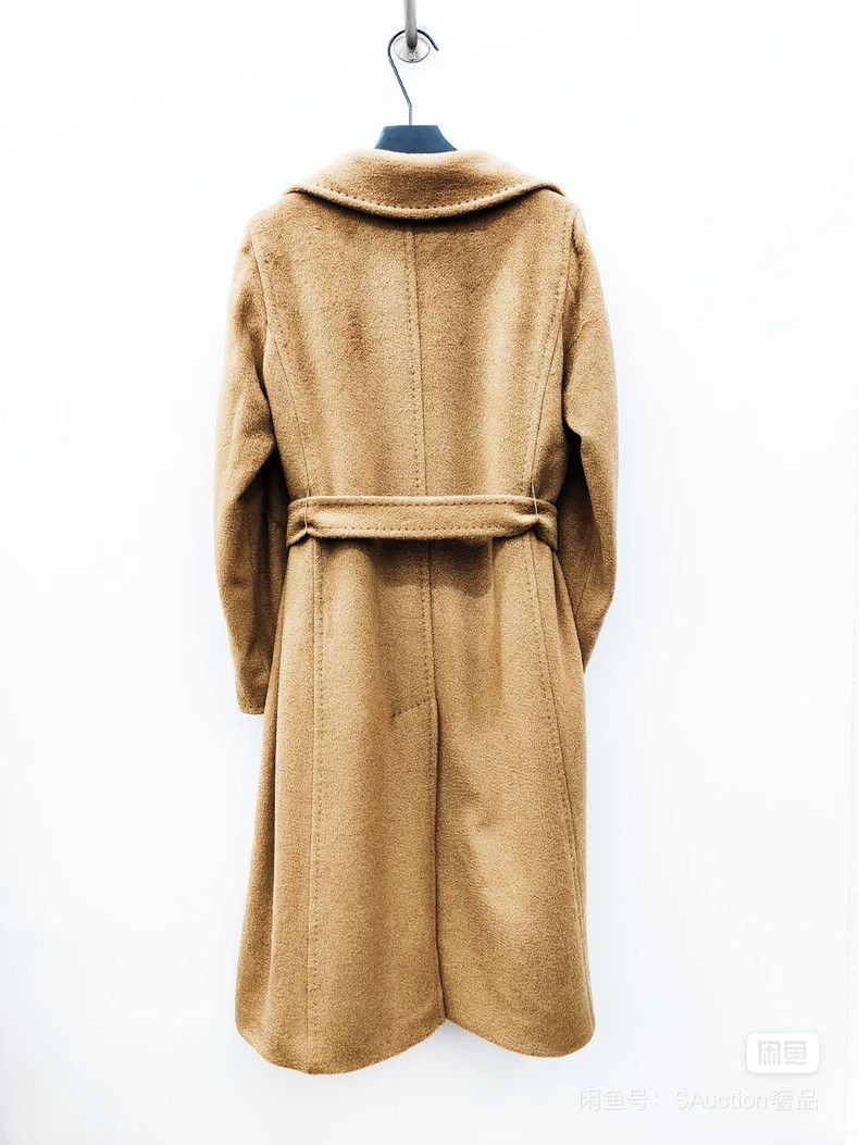 Max Mara Max Mara Classic Water Ripple Camel Coat Size S / US 4 / IT 40 - 2 Thumbnail