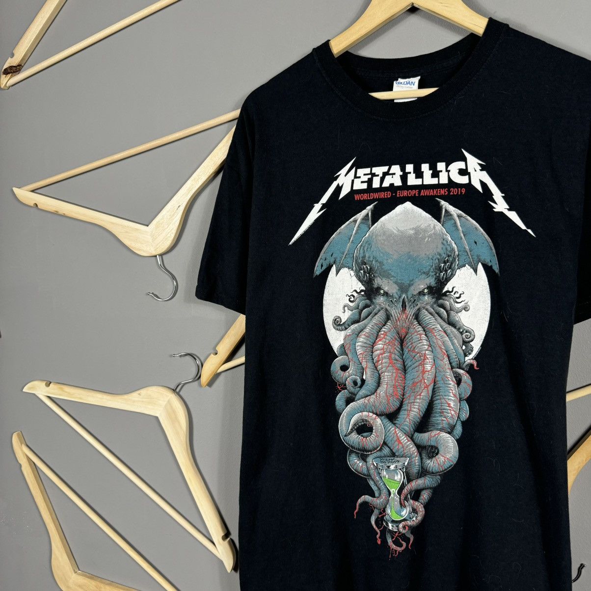 Band Tees × Metallica Metallica Rare 2019 Europe Tour T-shirt Size US XL / EU 56 / 4 - 4 Thumbnail
